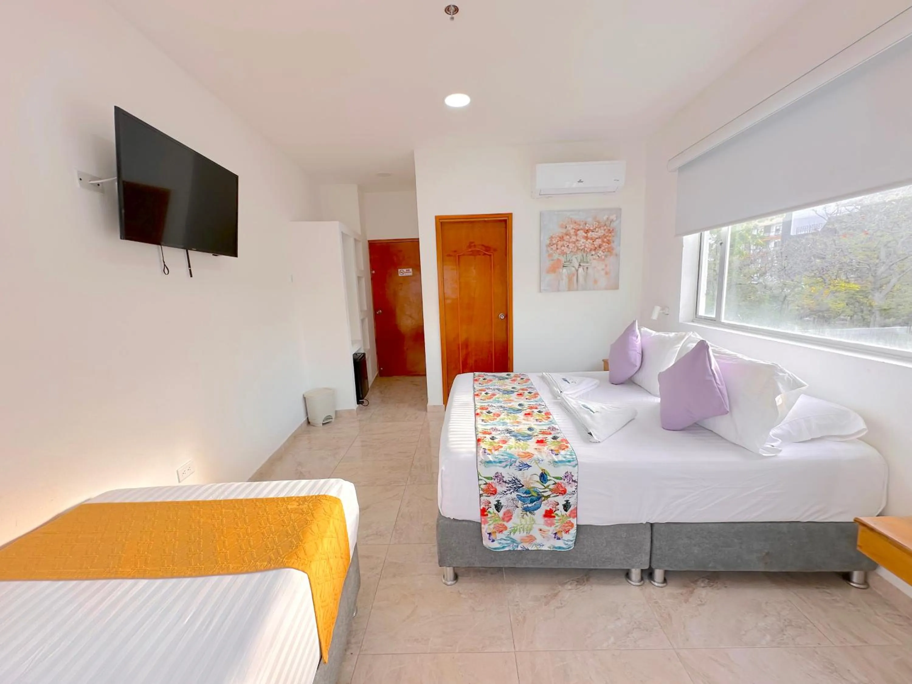 Bed in Hotel Grand Caribe