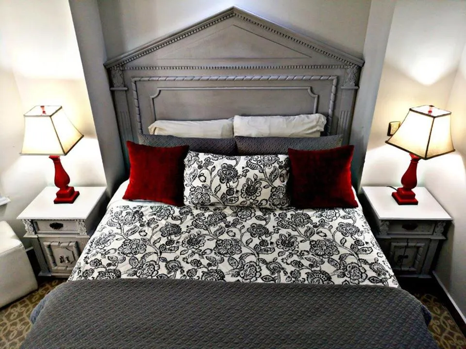 Bed in Hotel Hacienda los Narcisos