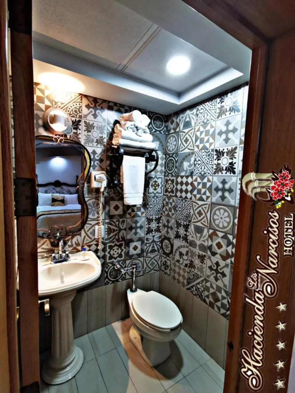 Bathroom in Hotel Hacienda los Narcisos