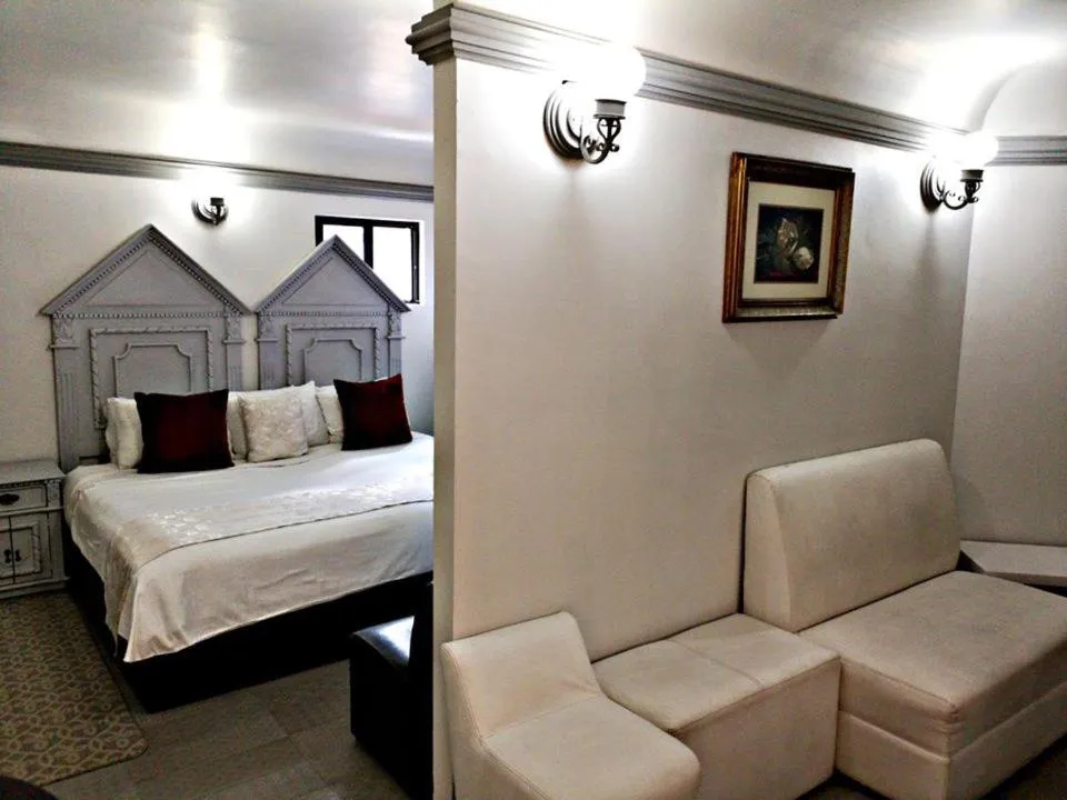 Bed in Hotel Hacienda los Narcisos