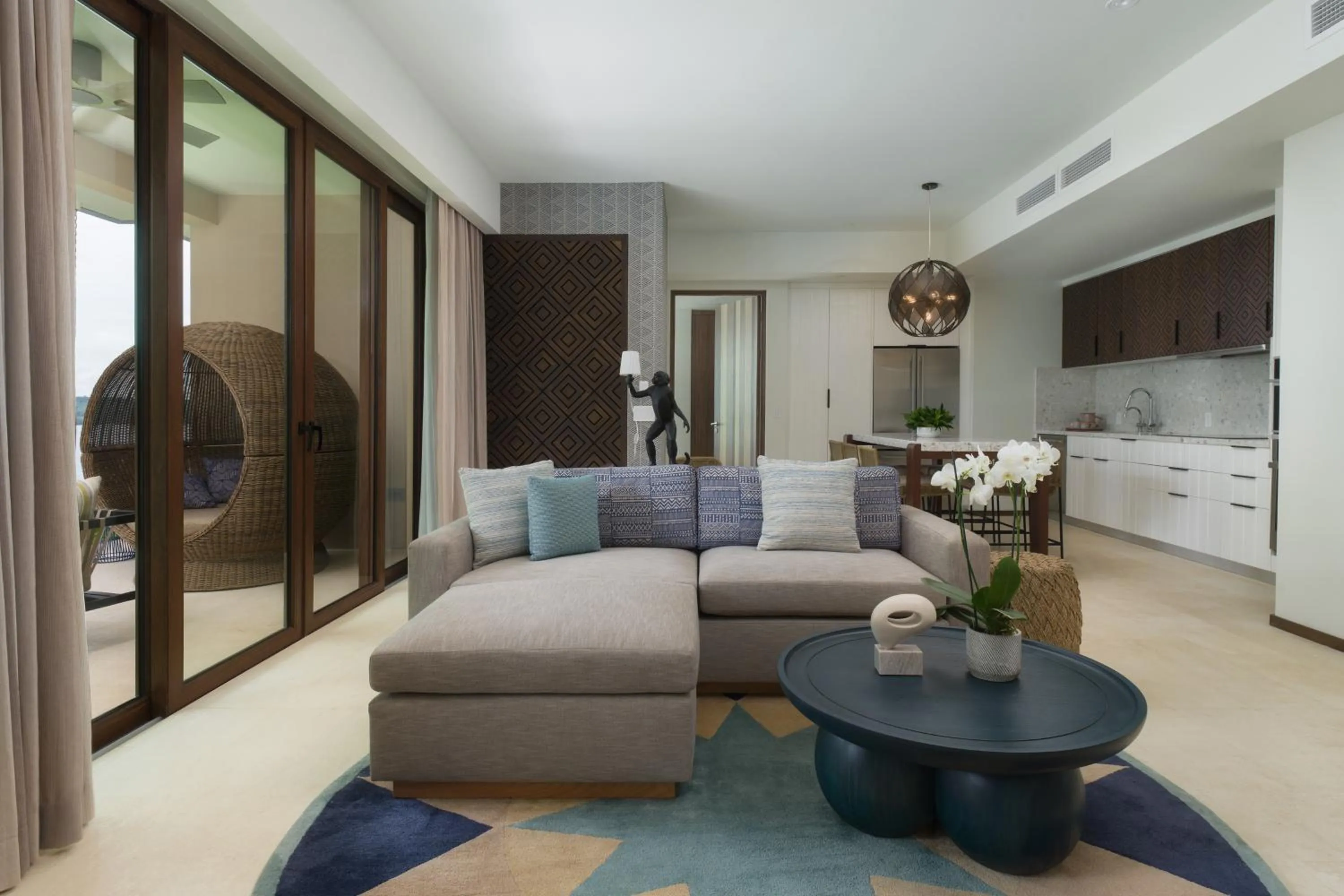 Living room in Andaz Peninsula Papagayo Resort, Costa Rica, by Hyatt