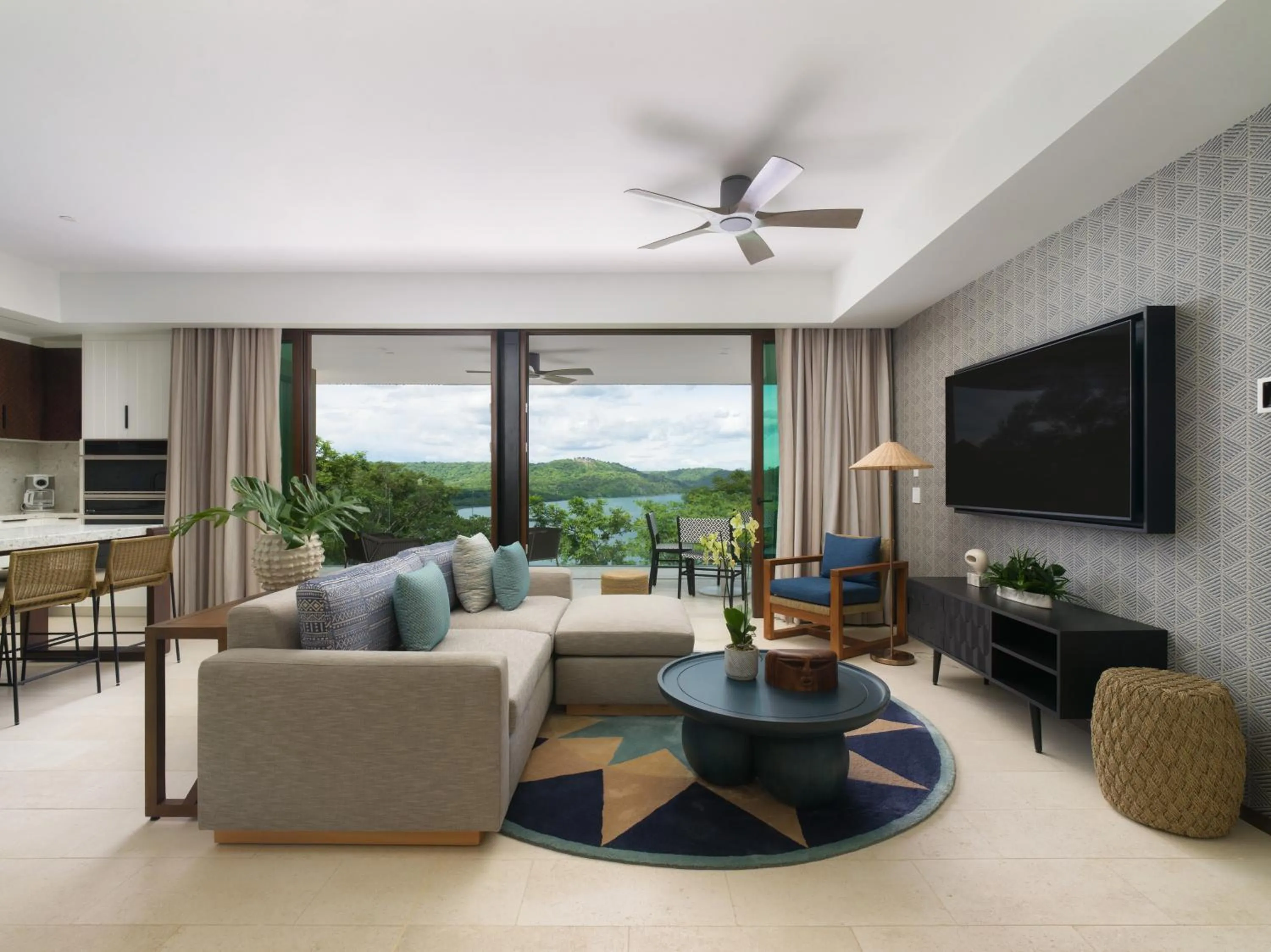 Living room in Andaz Peninsula Papagayo Resort, Costa Rica, by Hyatt