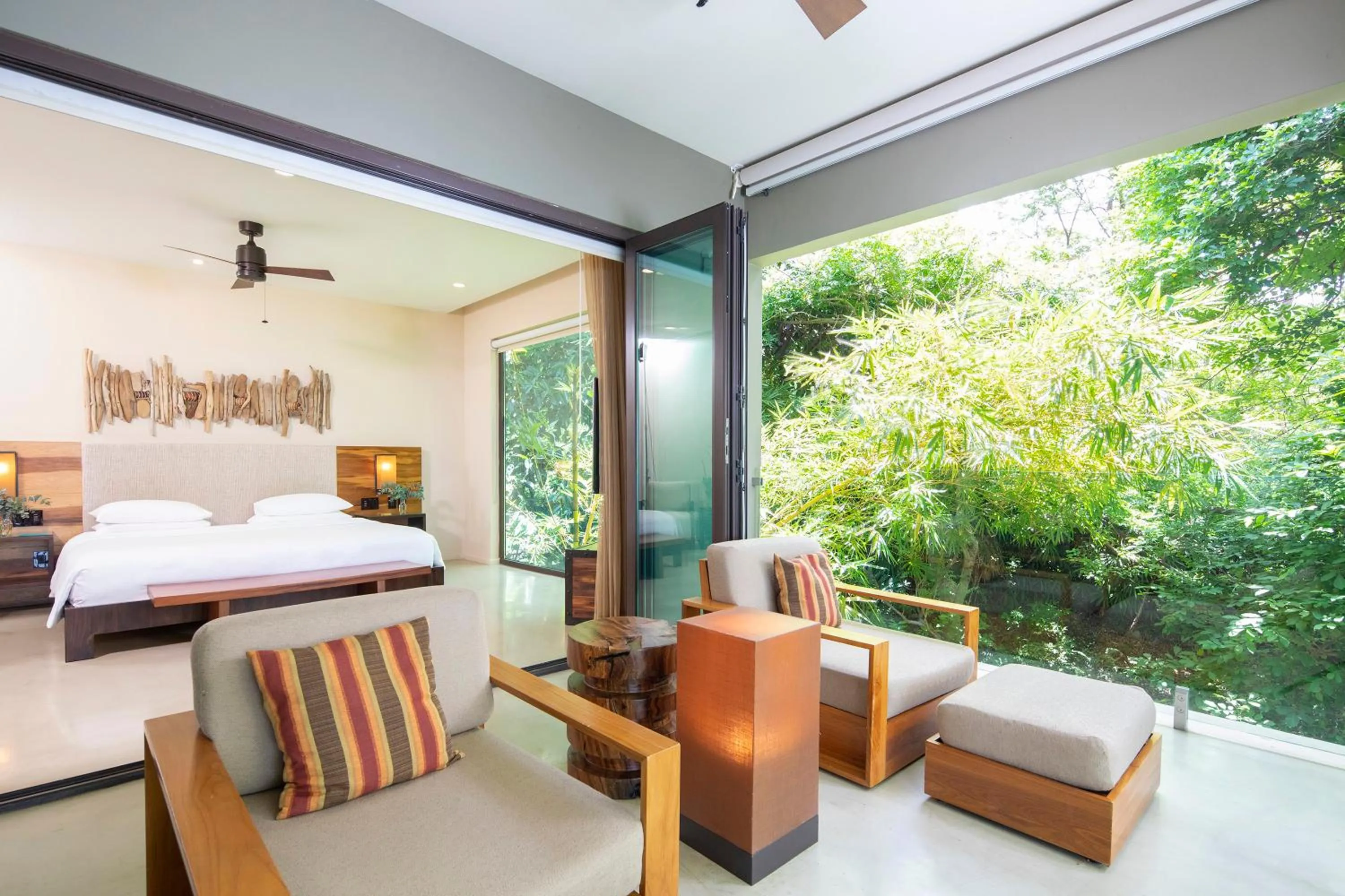 Balcony/Terrace, Bed in Andaz Peninsula Papagayo Resort, Costa Rica, by Hyatt