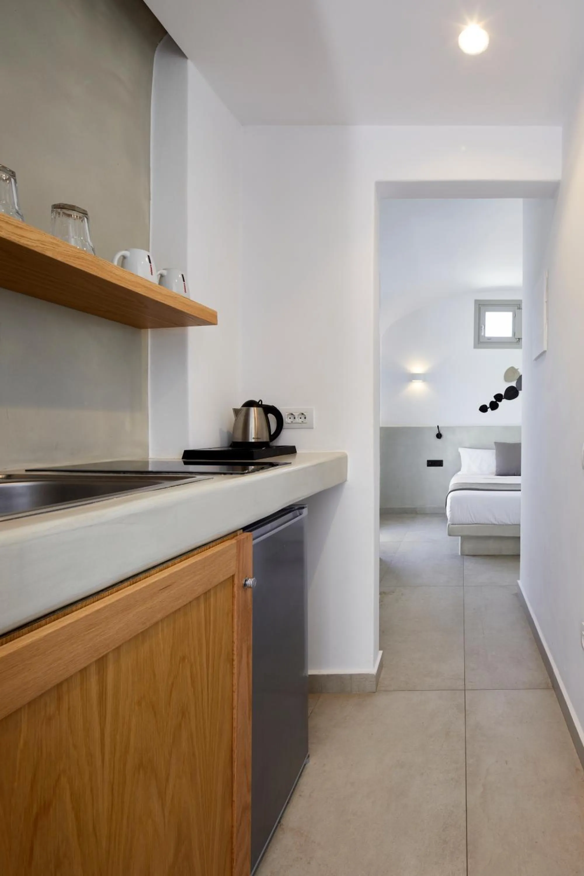Kitchen or kitchenette, Bed in Adorno Oia