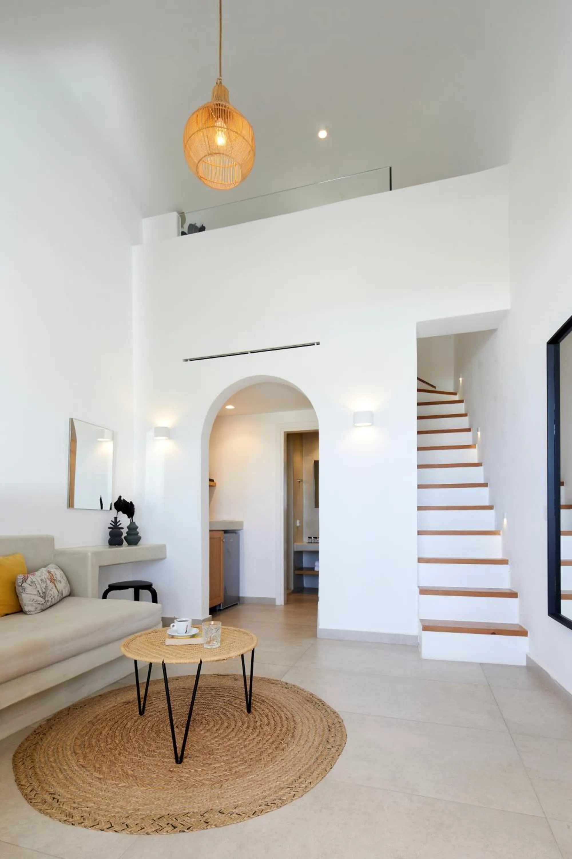 Living room in Adorno Oia