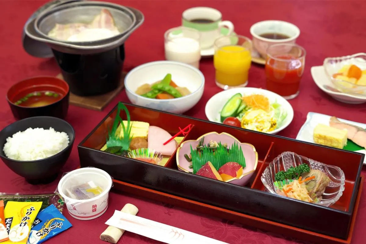 Breakfast in Takinoue Hotel Keikoku