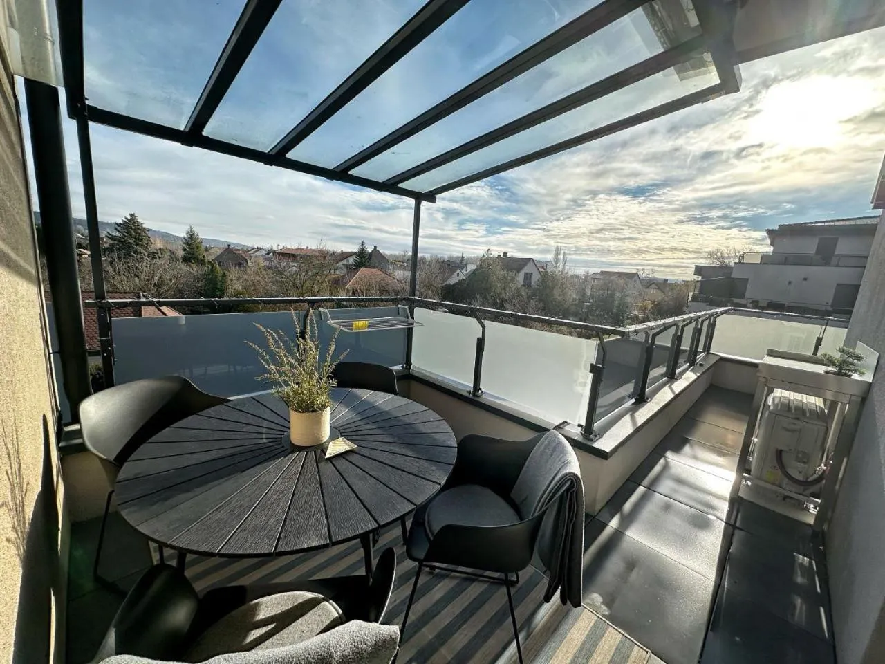 Balcony/Terrace in Marina Apartment by Dora