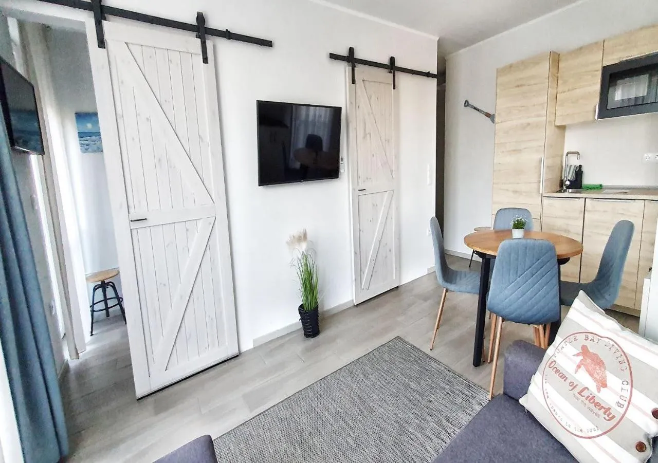 TV and multimedia in Marina Apartment by Dora
