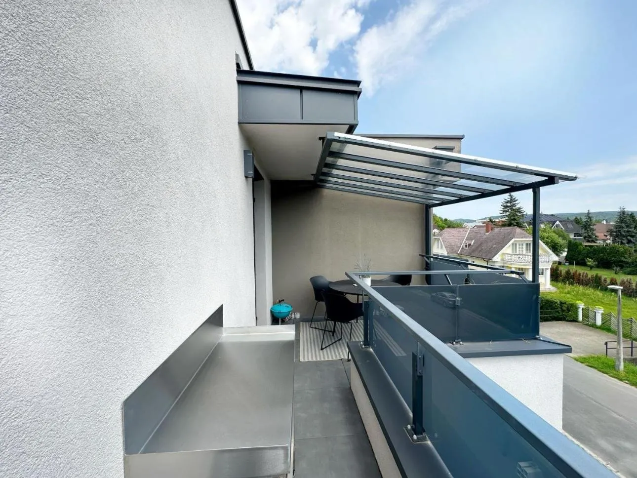 Balcony/Terrace in Marina Apartment by Dora