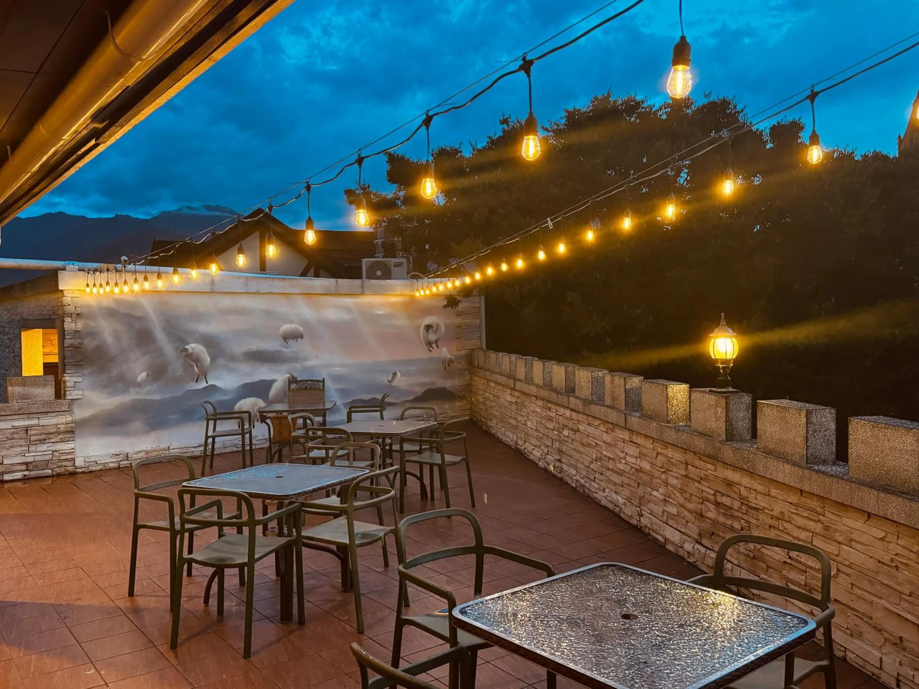 Patio in Spring Ground Resort