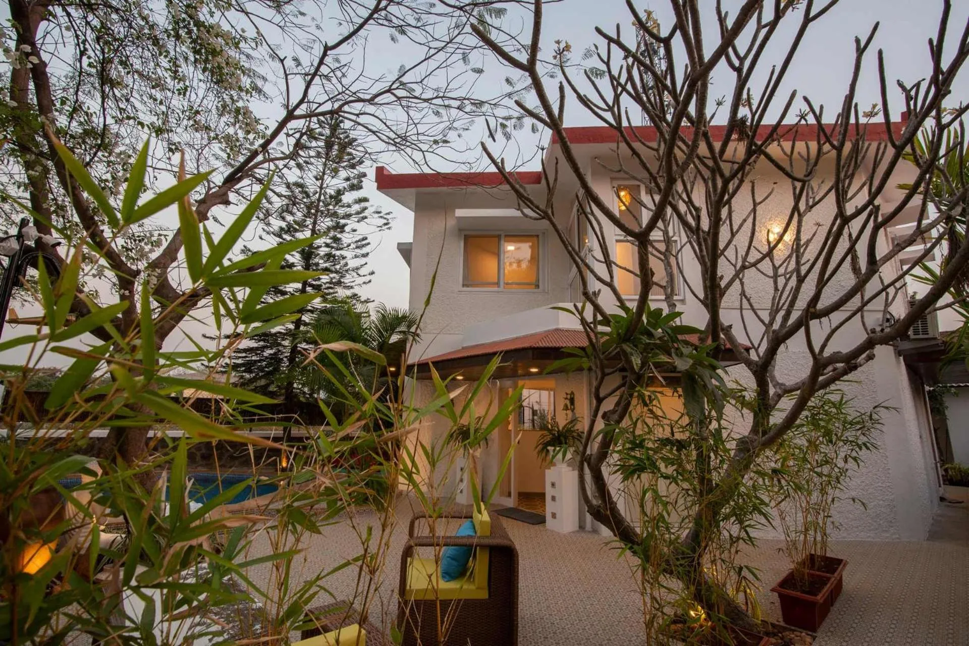 Property building in El Cottage by StayVista - An enchanting escape with Scenic views, Colonial decor & Private plunge pool