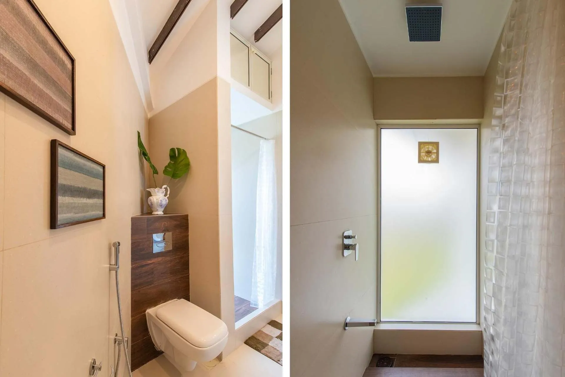 Bathroom in El Cottage by StayVista - An enchanting escape with Scenic views, Colonial decor & Private plunge pool