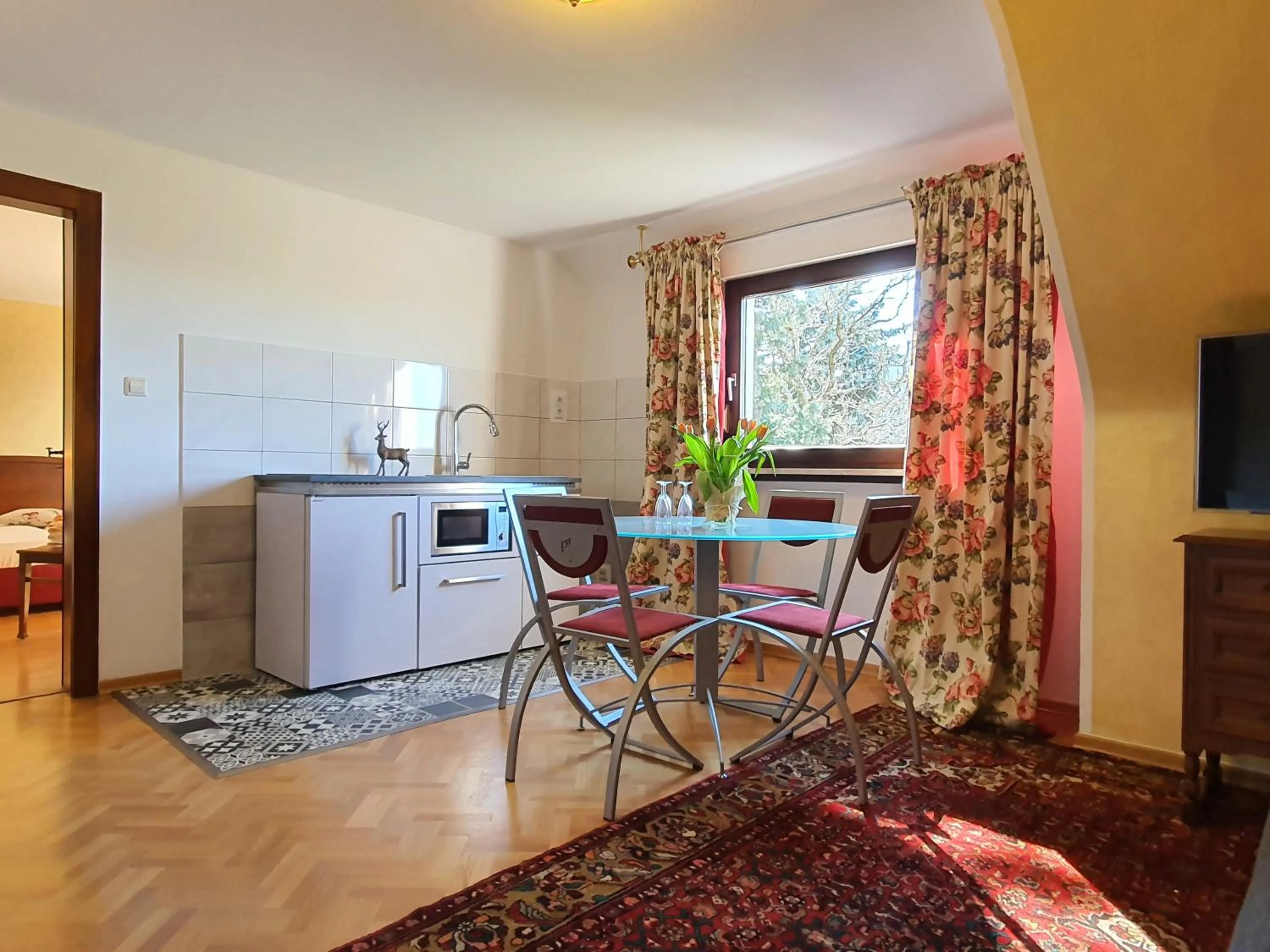 Kitchen or kitchenette in Apartment Haus Pflingsteck nahe Europa Park Rulantica