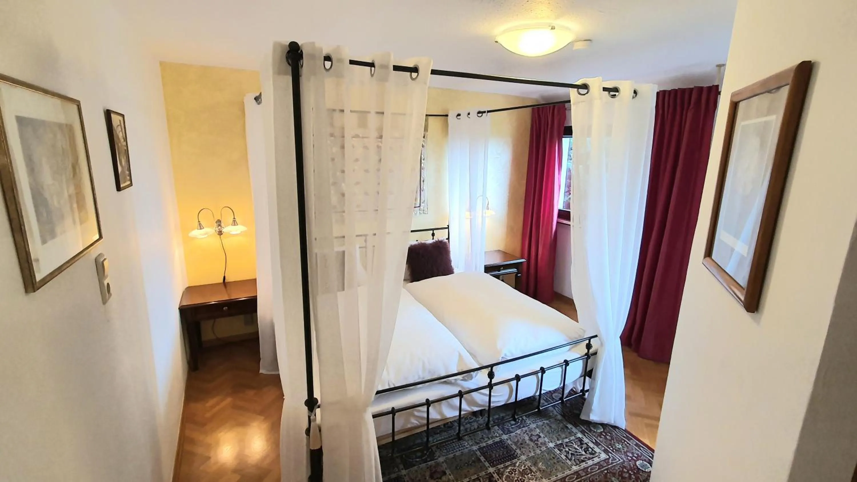Bed in Apartment Haus Pflingsteck nahe Europa Park Rulantica
