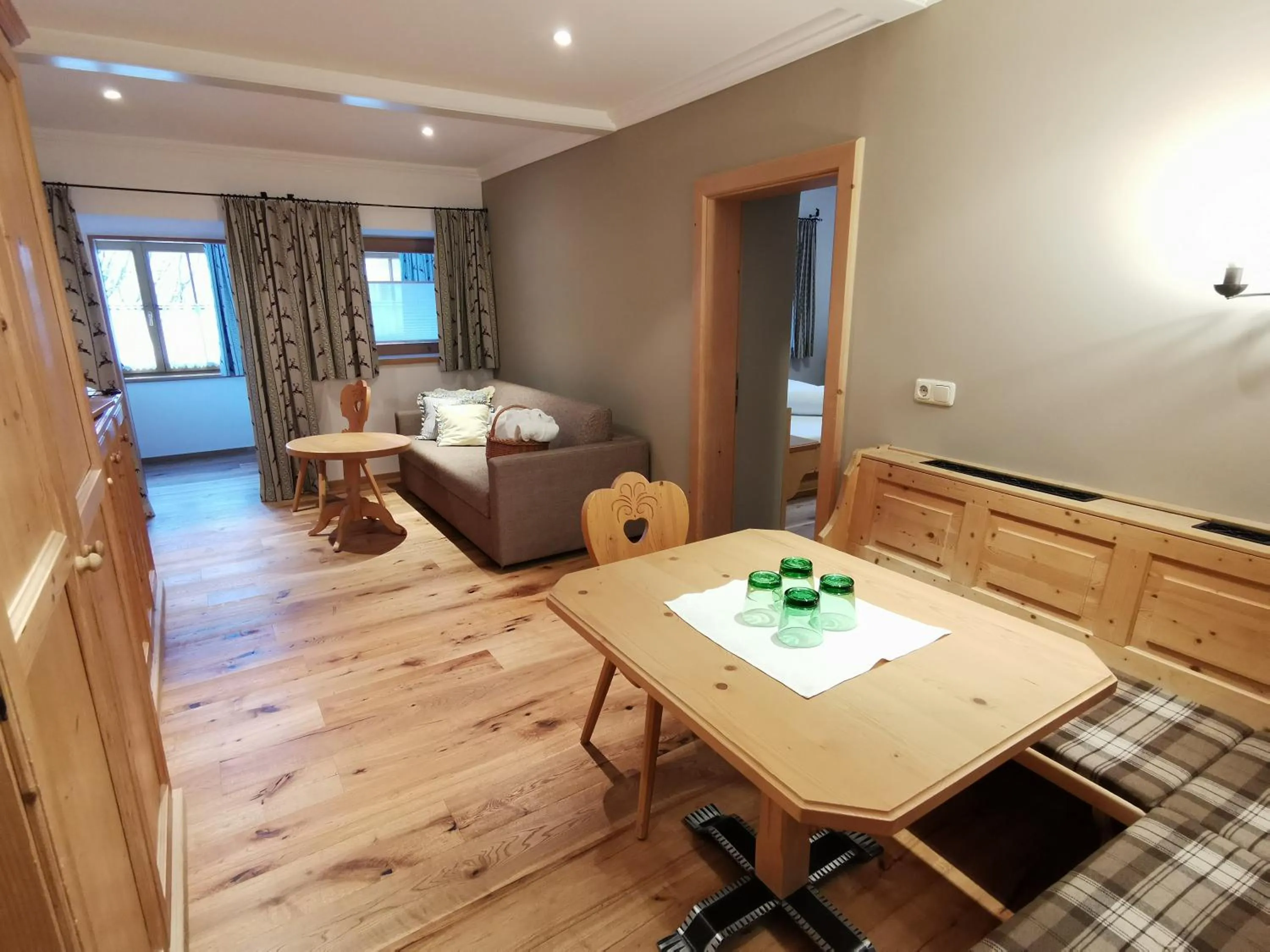 Living room, Bed in Hotel Hochfilzer