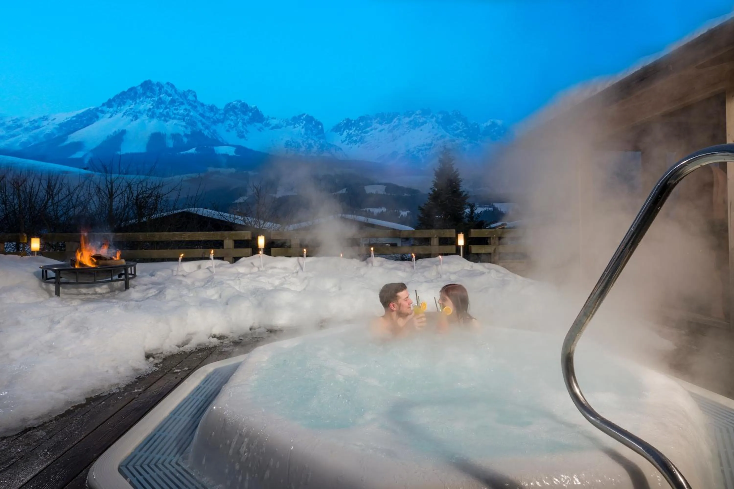 Hot Tub in Hotel Hochfilzer