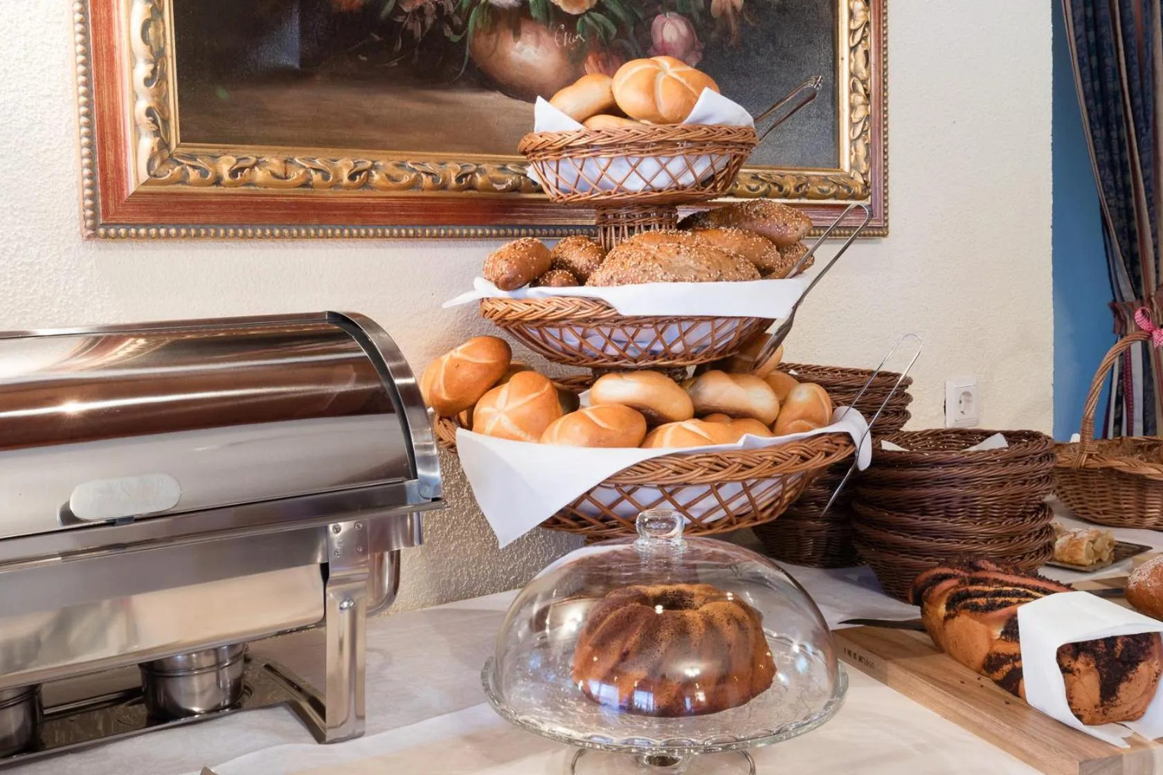 Buffet breakfast in Hotel Wiesenhof