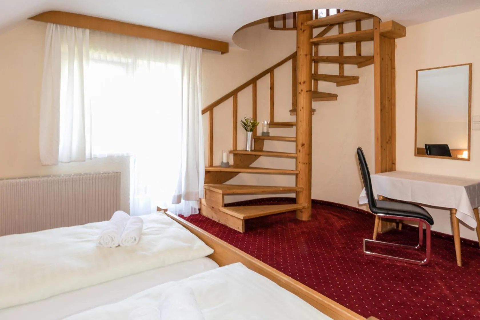 Bedroom, Bed in Hotel Wiesenhof