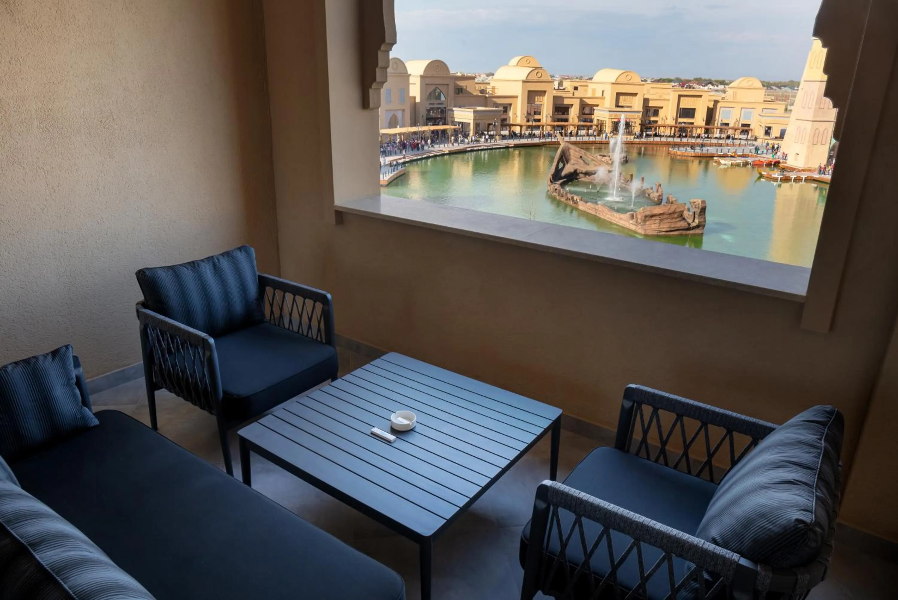 Lake view in KARAVANSARAY Turkistan Harbour Hotel -FLYING THEATRE ACCESS