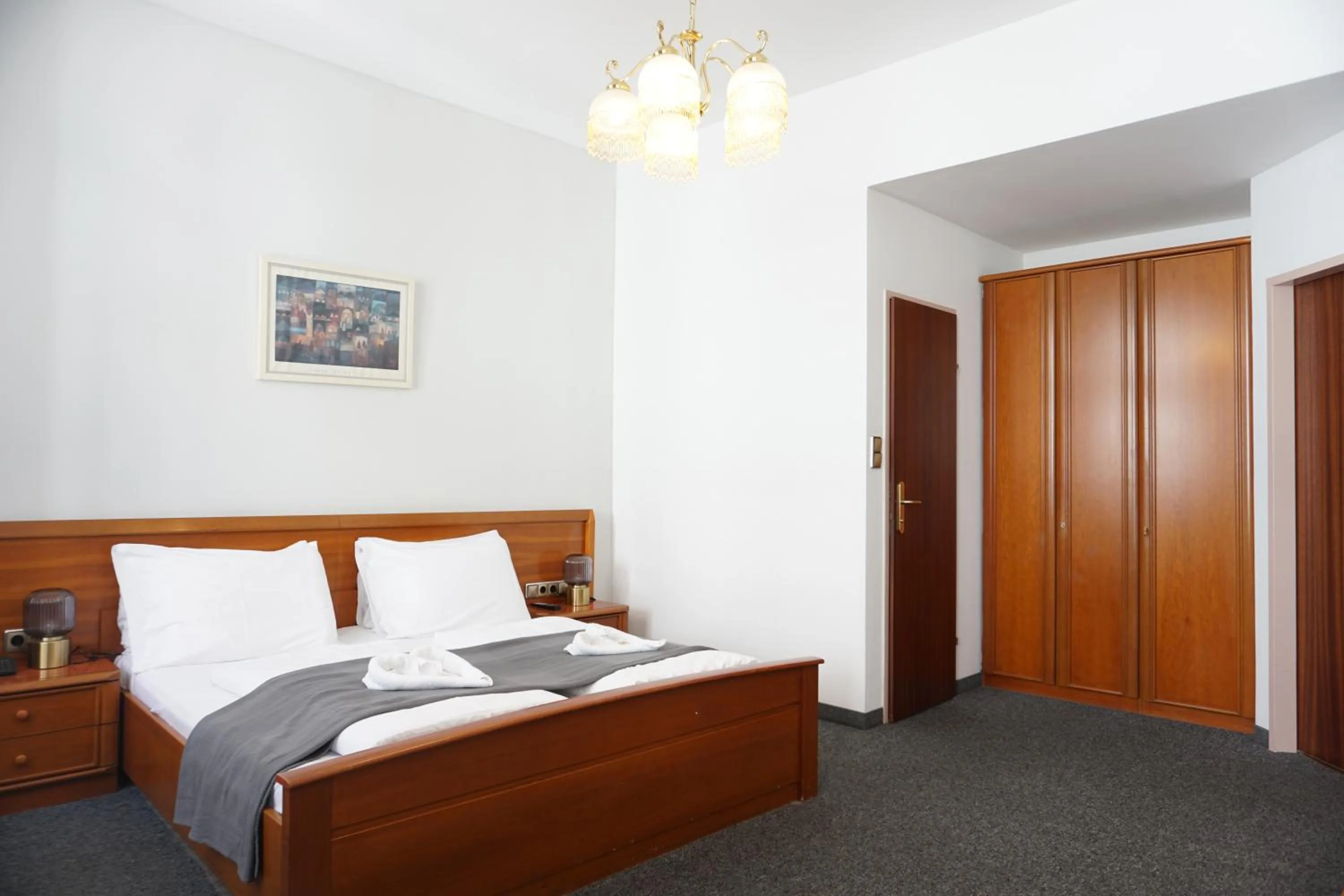 Bedroom, Bed in Hotel Pension Lumes - Self Check In