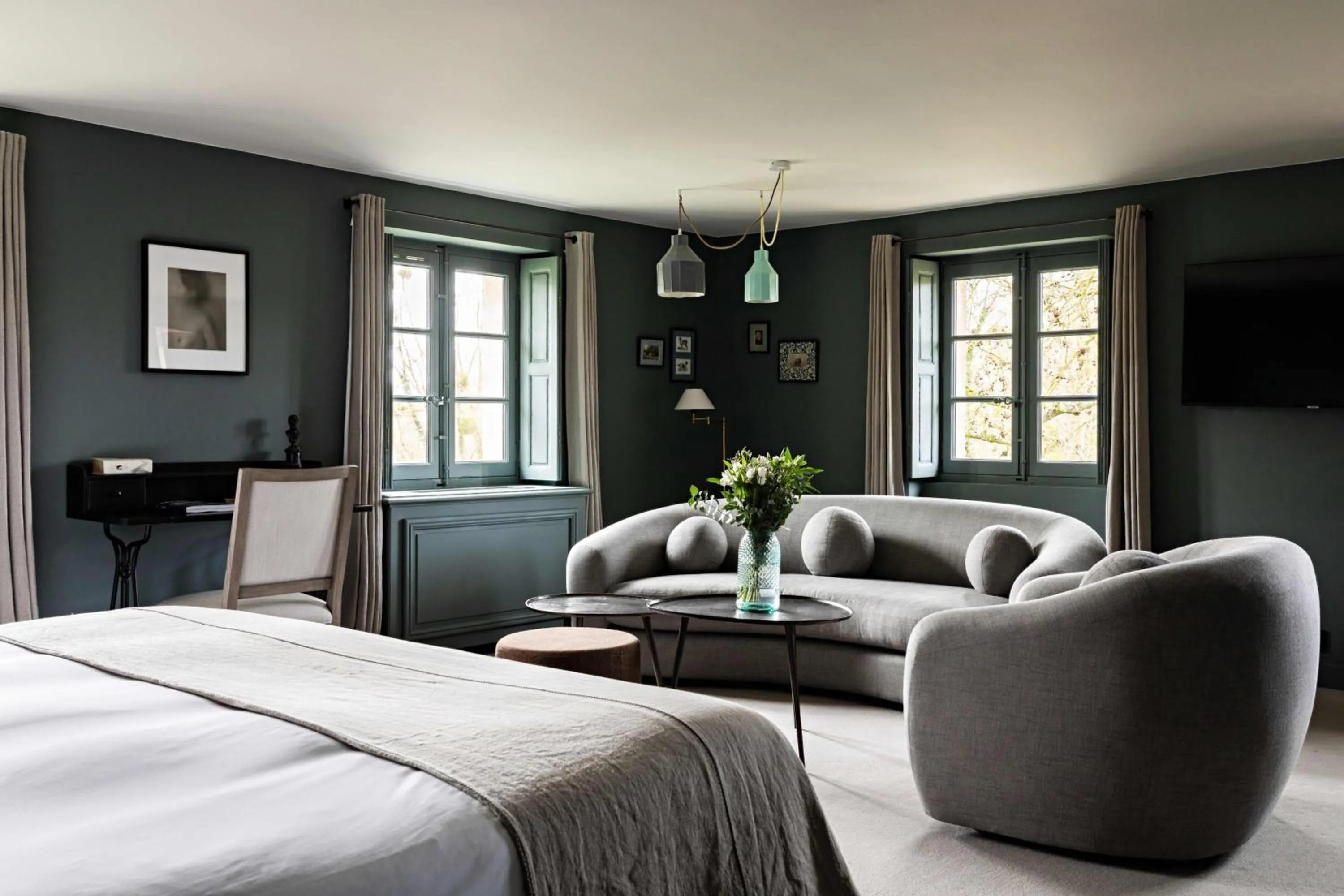 Bedroom, Bed in Domaine de Primard - Fontenille Collection