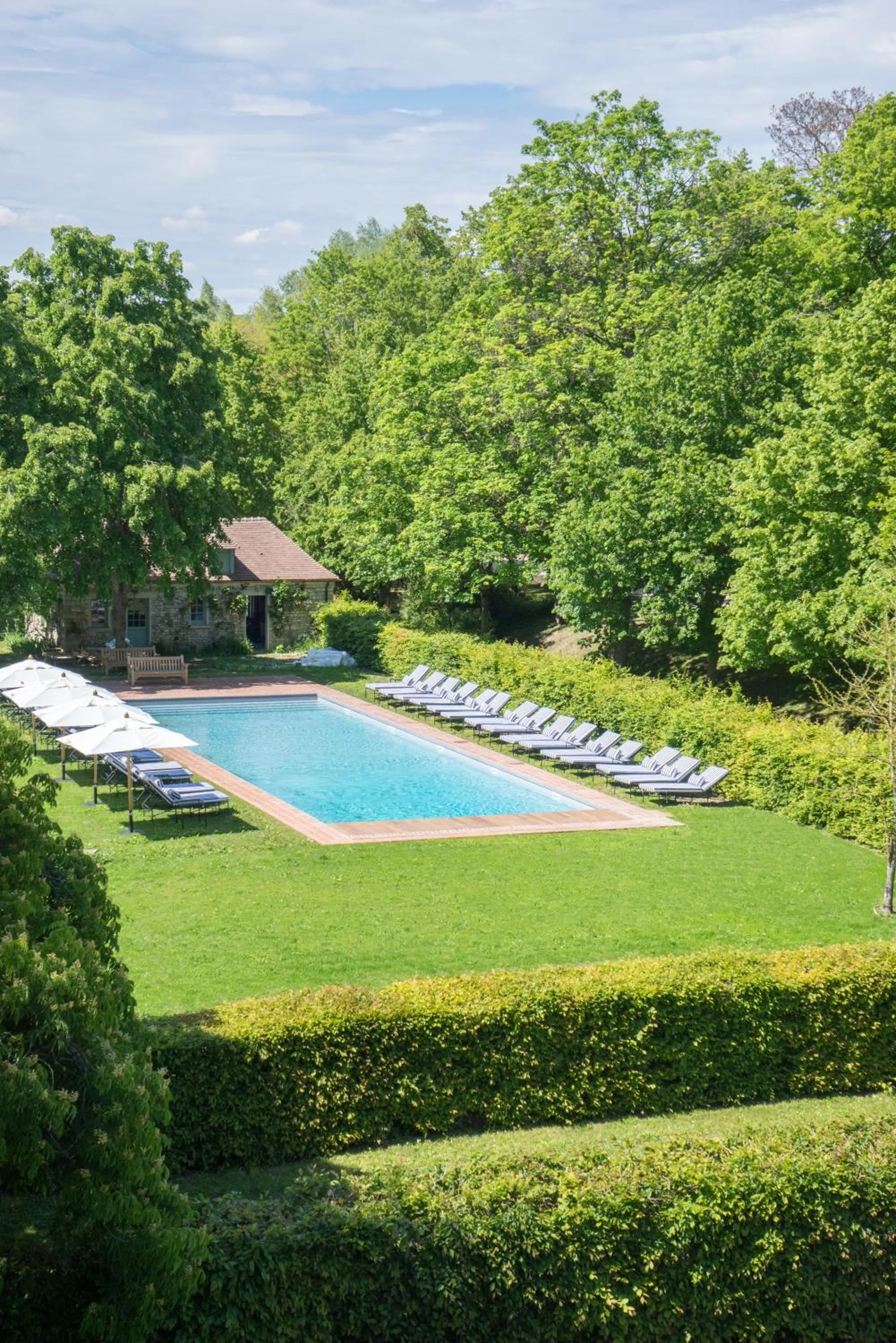 Swimming pool in Le Domaine de Primard