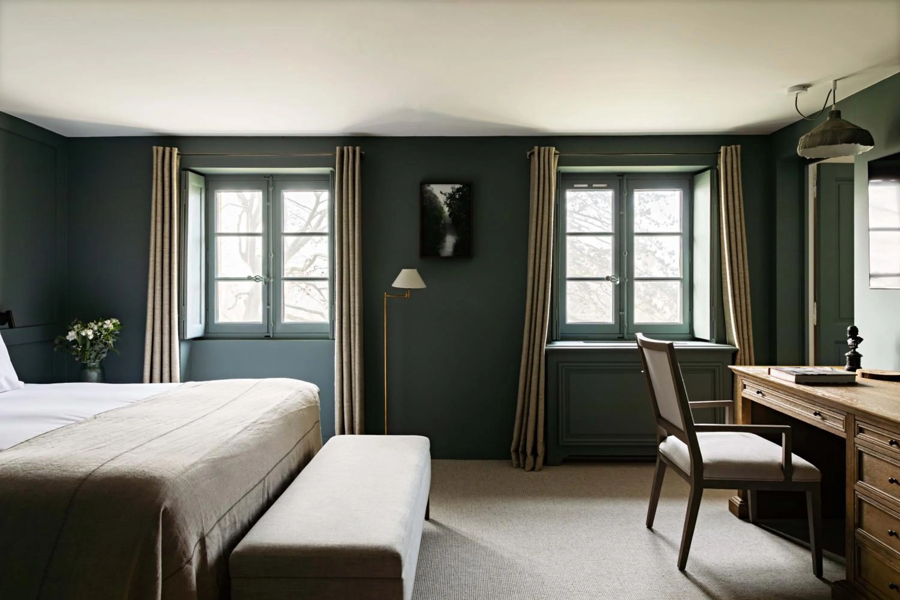 Bedroom, Bed in Domaine de Primard - Fontenille Collection