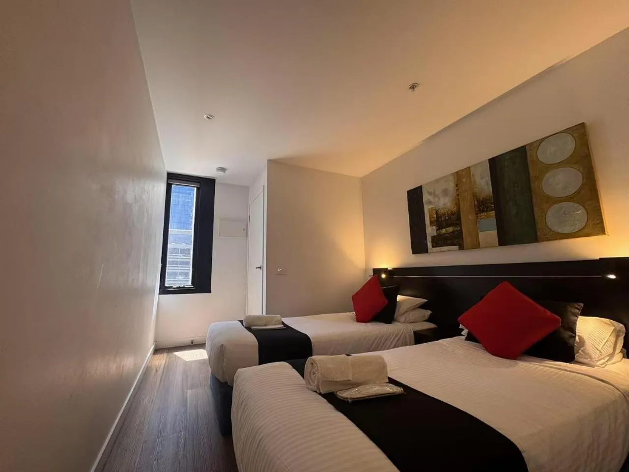 Bed in Aura on Flinders Serviced Apartments
