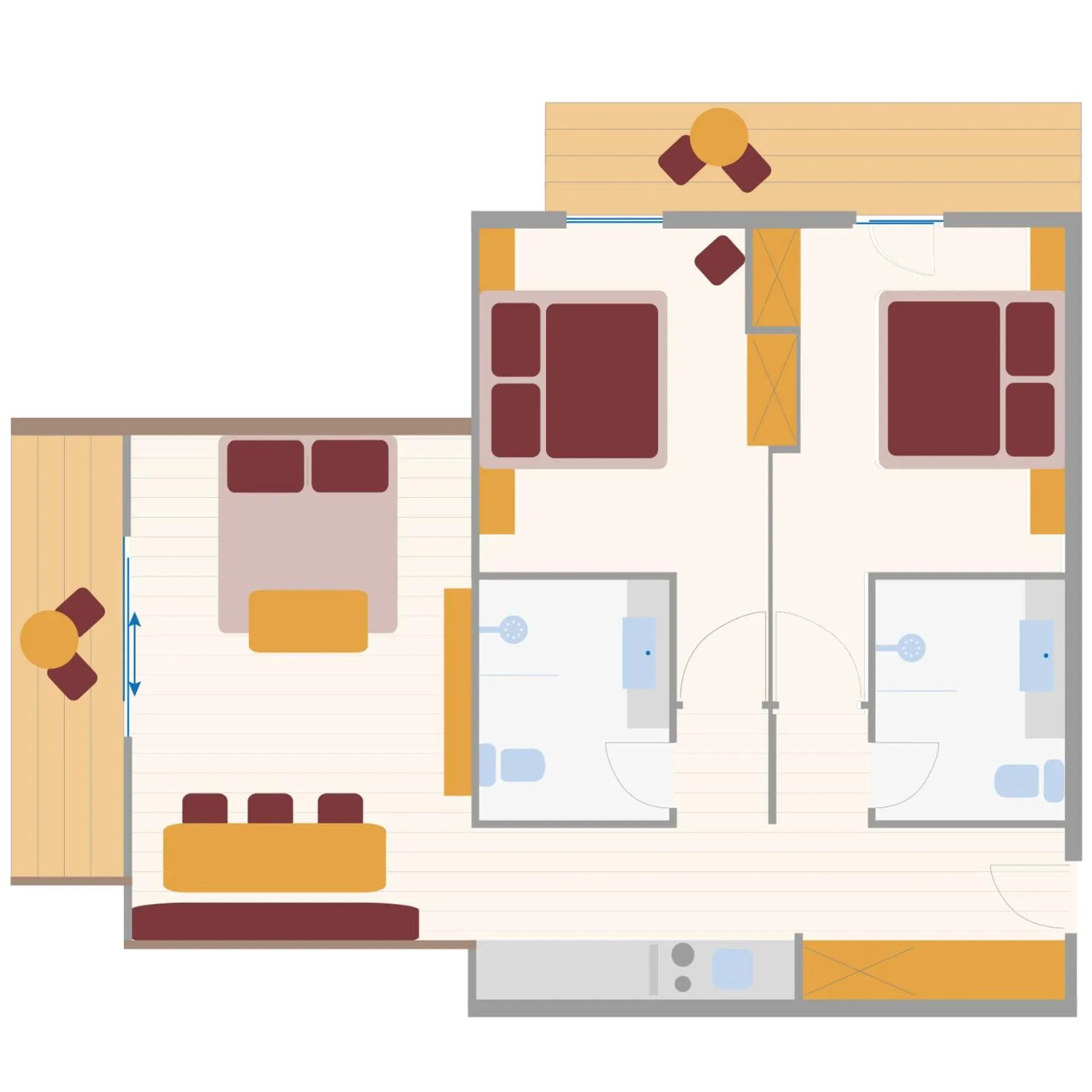 Photo of the whole room in Harmls Aparthotel