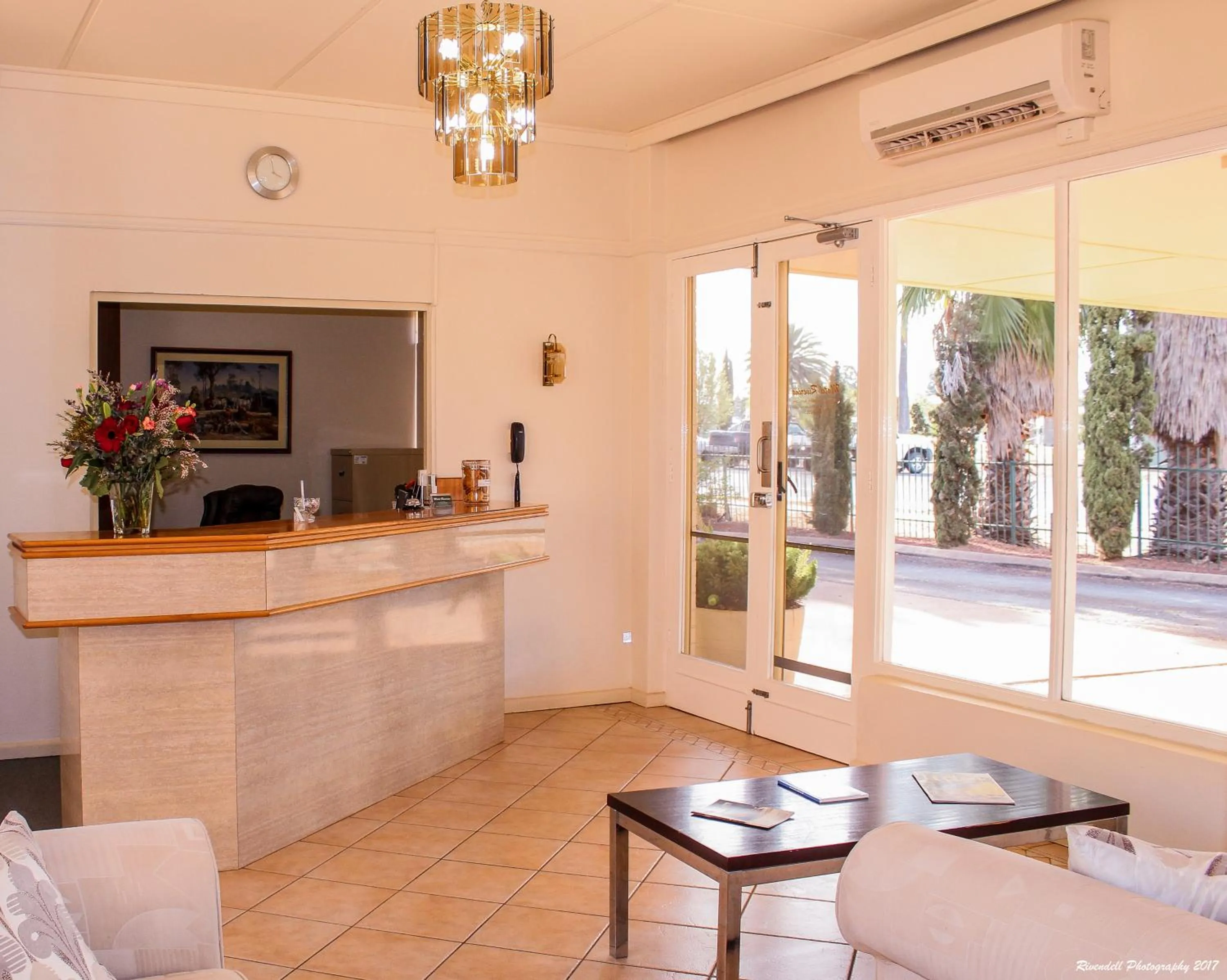 Lobby or reception in Motel Riverina