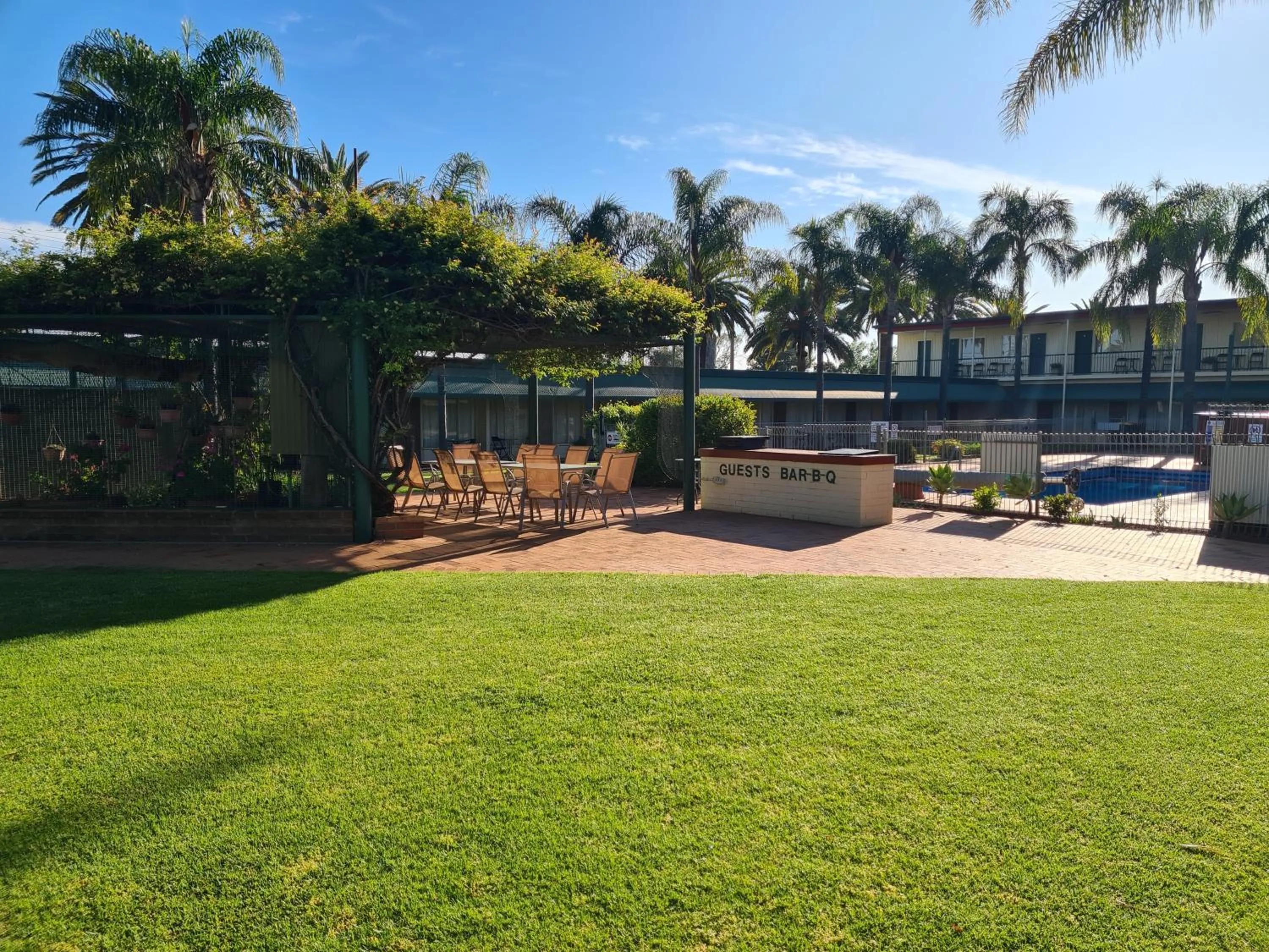 Garden in Motel Riverina