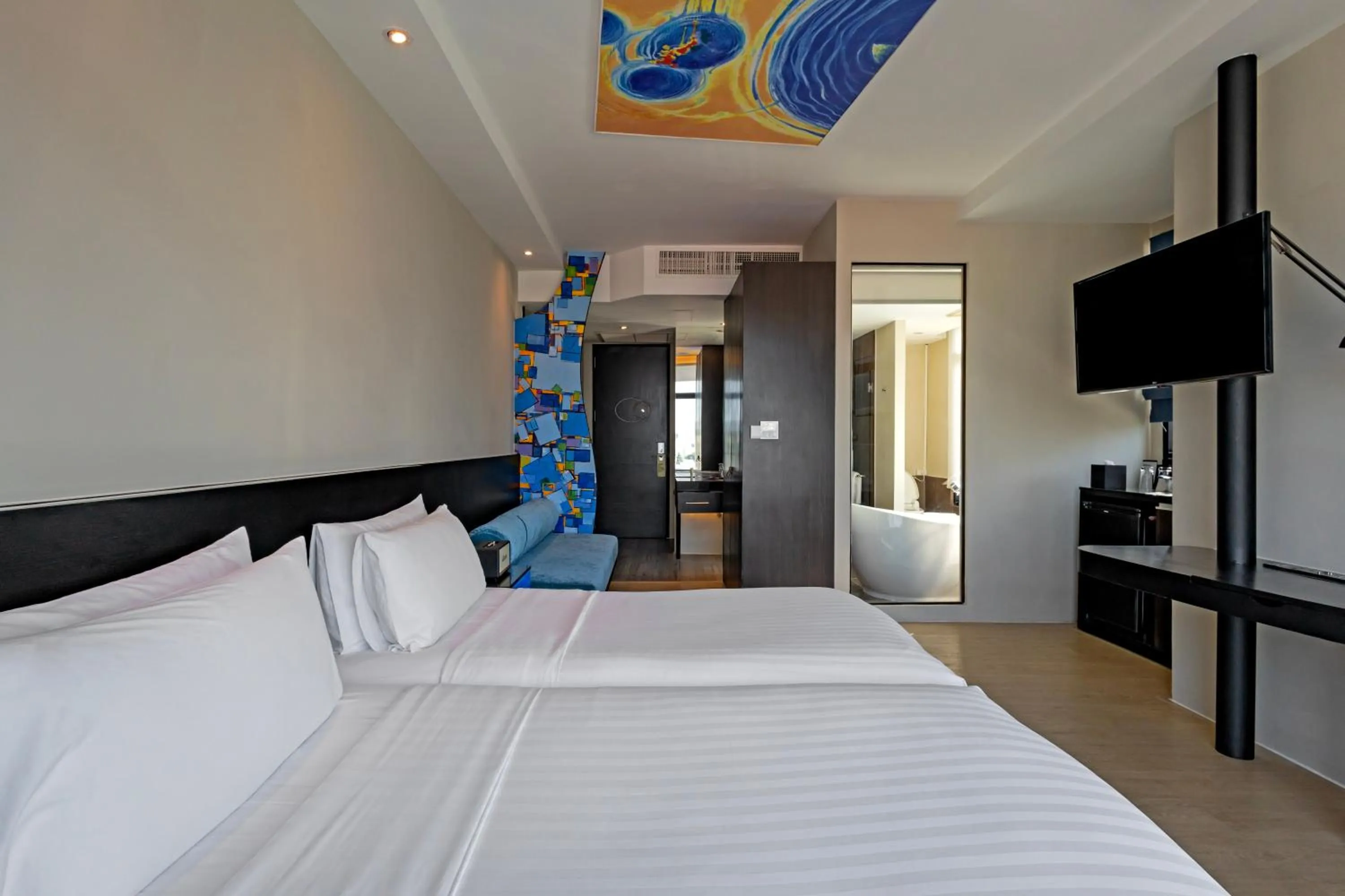 Bed in Siam At Siam Design Hotel Pattaya