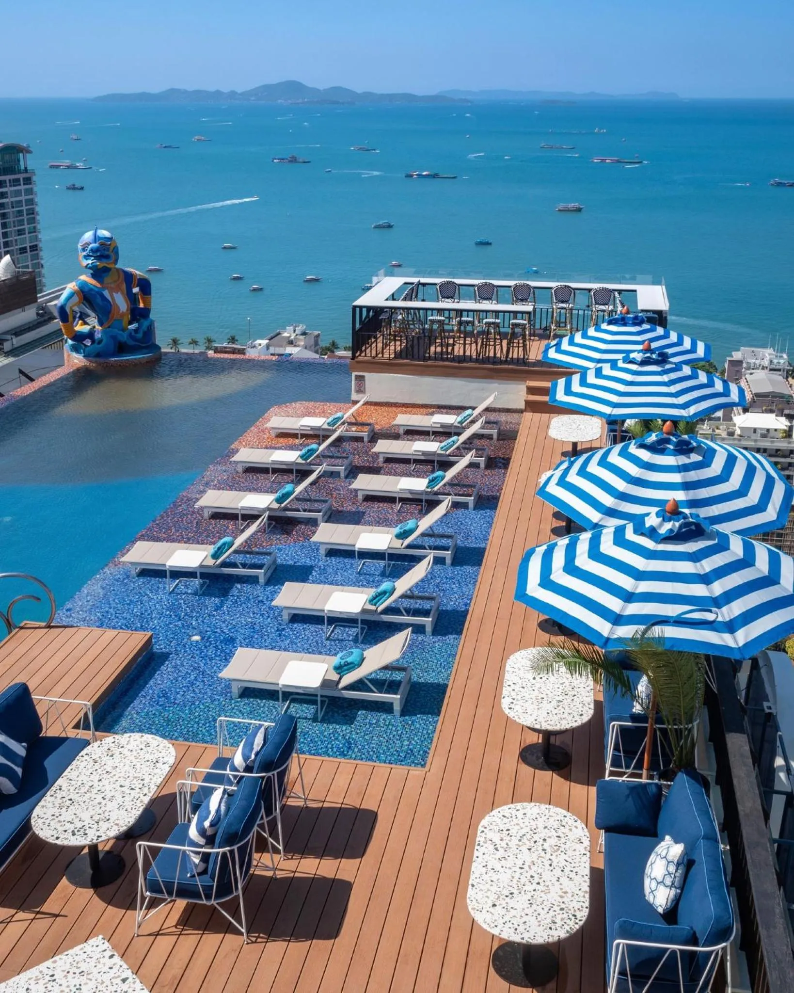 Sea view in Siam At Siam Design Hotel Pattaya