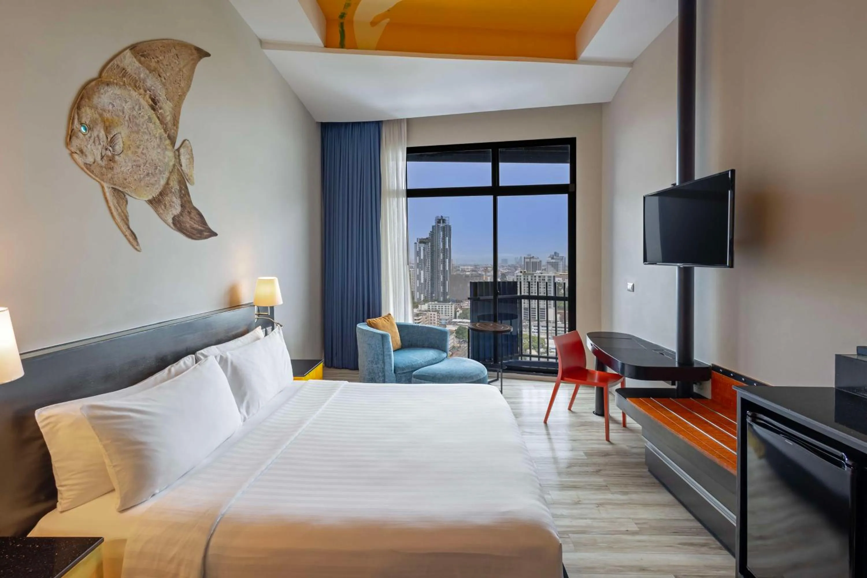 Bedroom, Bed in Siam At Siam Design Hotel Pattaya