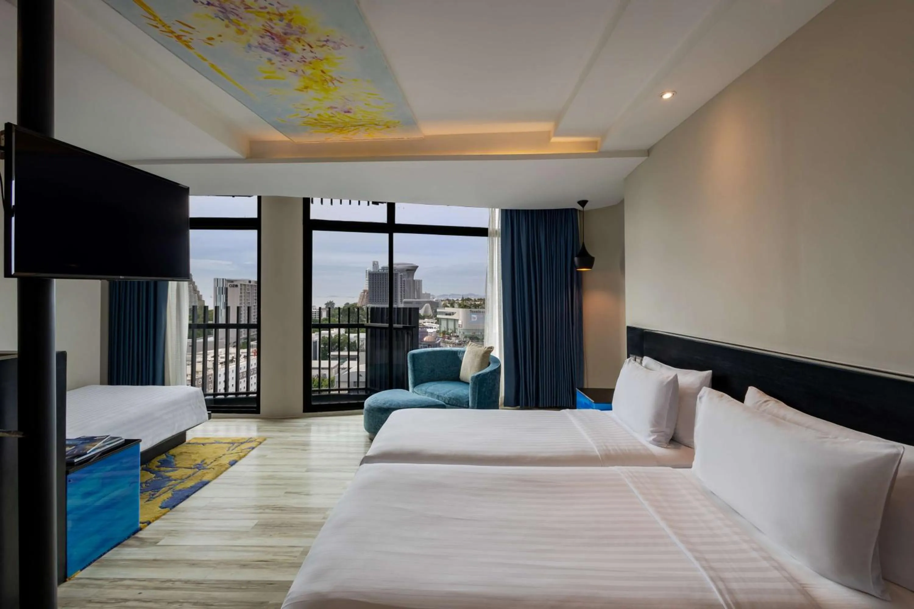 Bedroom, Bed in Siam At Siam Design Hotel Pattaya