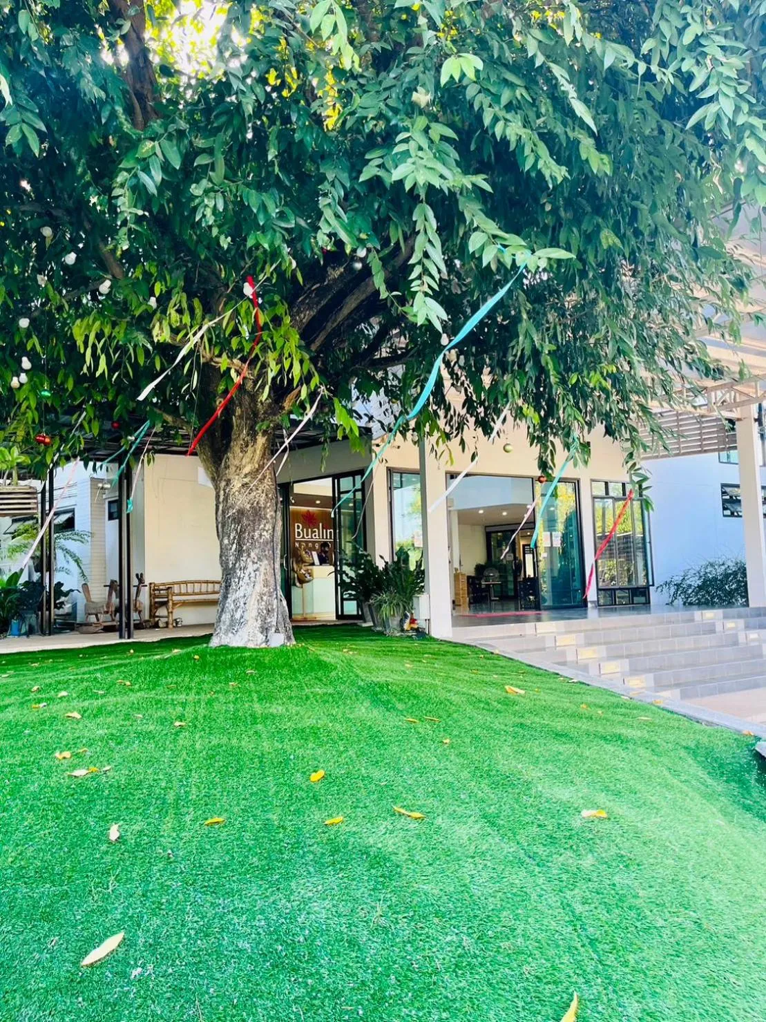 Garden view in Bualinn Resort