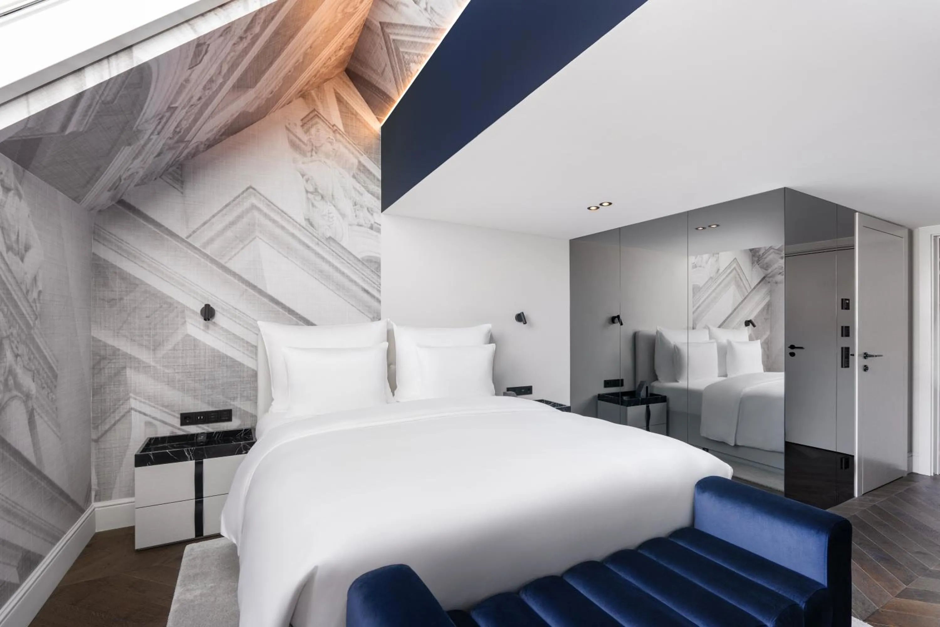 Bed in The Amauris Vienna - Relais & Châteaux