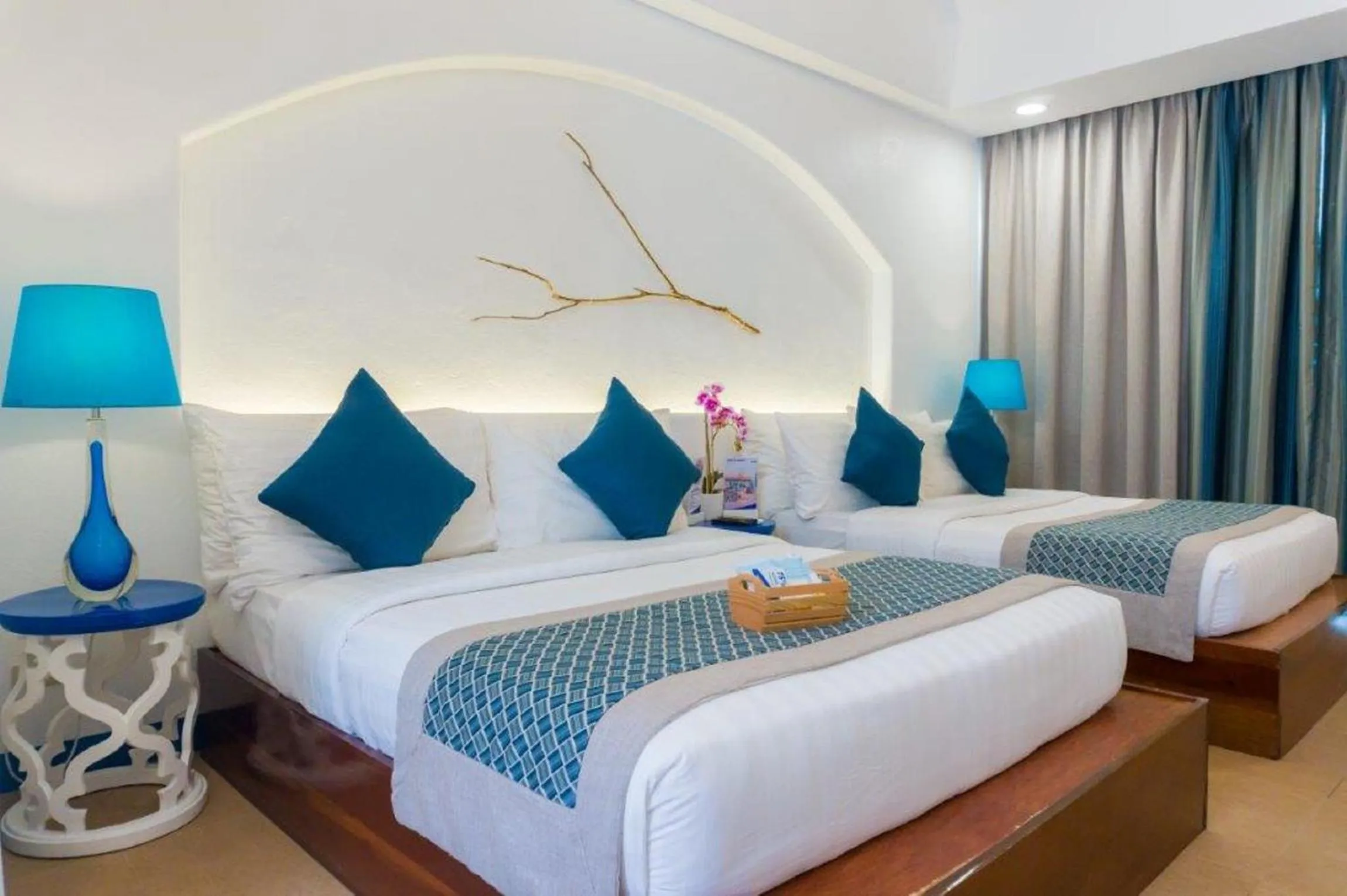 Bedroom, Bed in Camp Netanya Resort and Spa