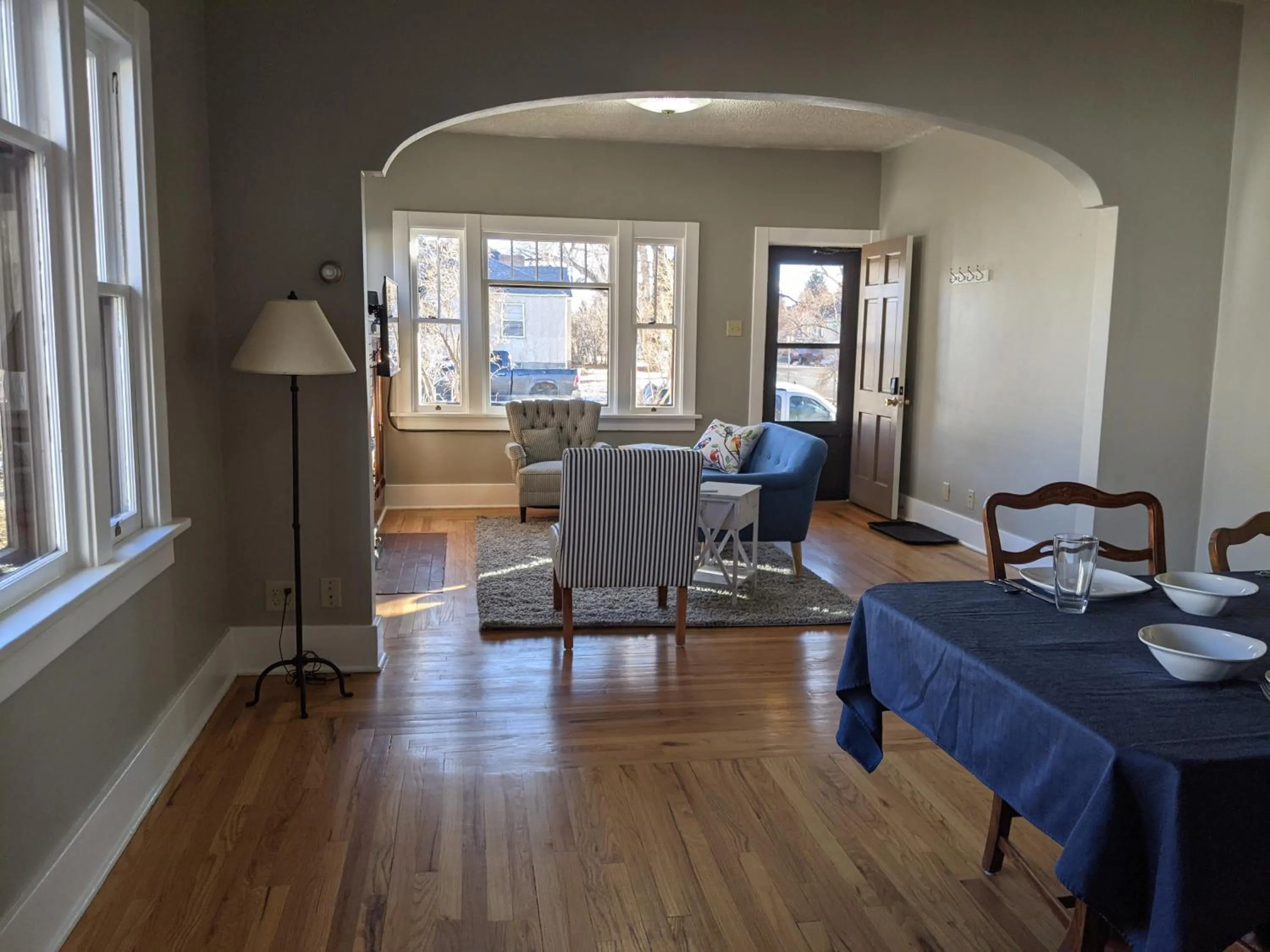 Living room in The Lewis House-Upper Level-A Peaceful Spot!
