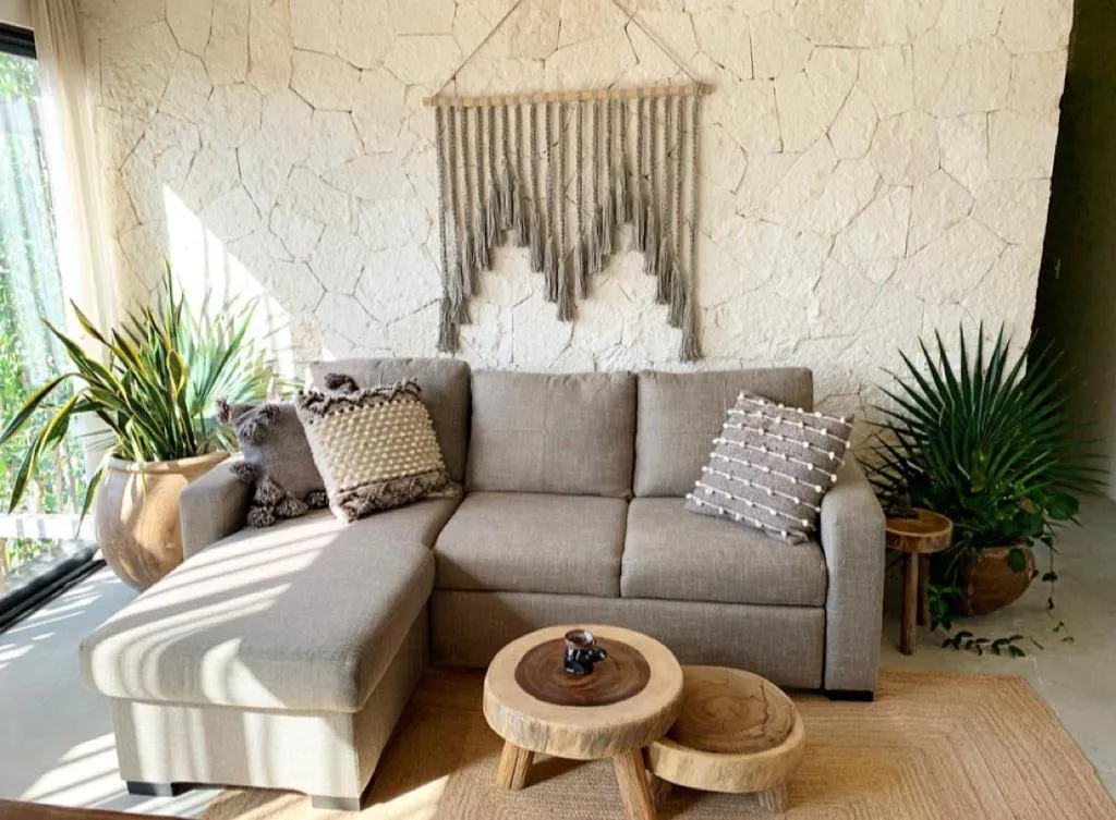 Living room in Vida Boho Apart 12 with special fee to access Hotel Bardo