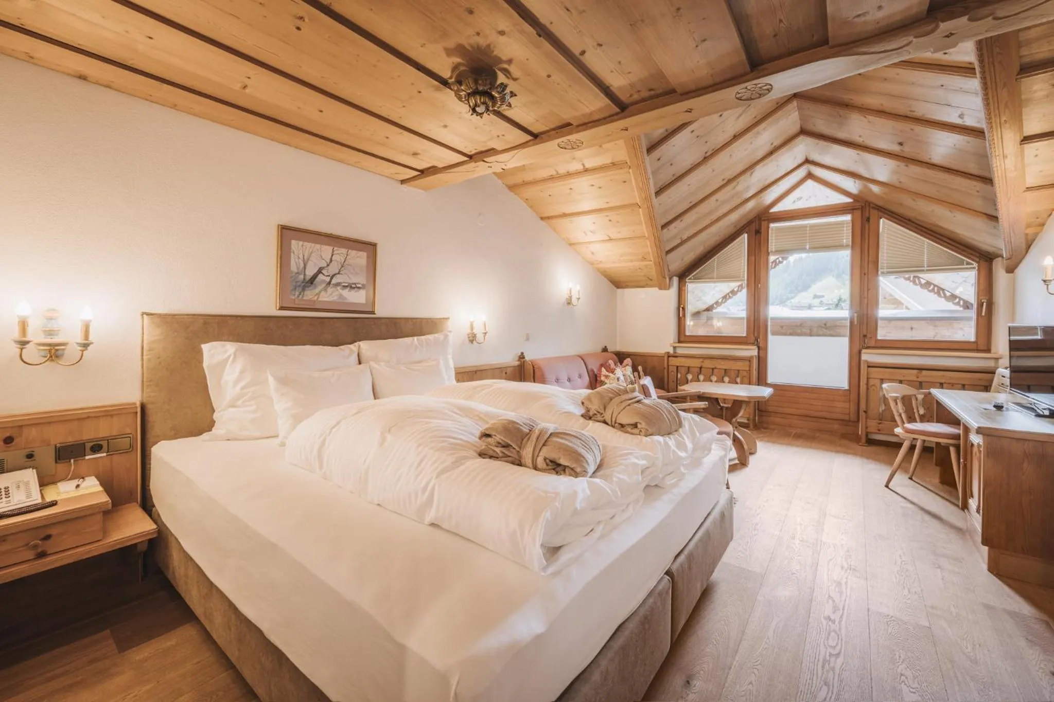 Photo of the whole room, Bed in Hotel Gaspingerhof