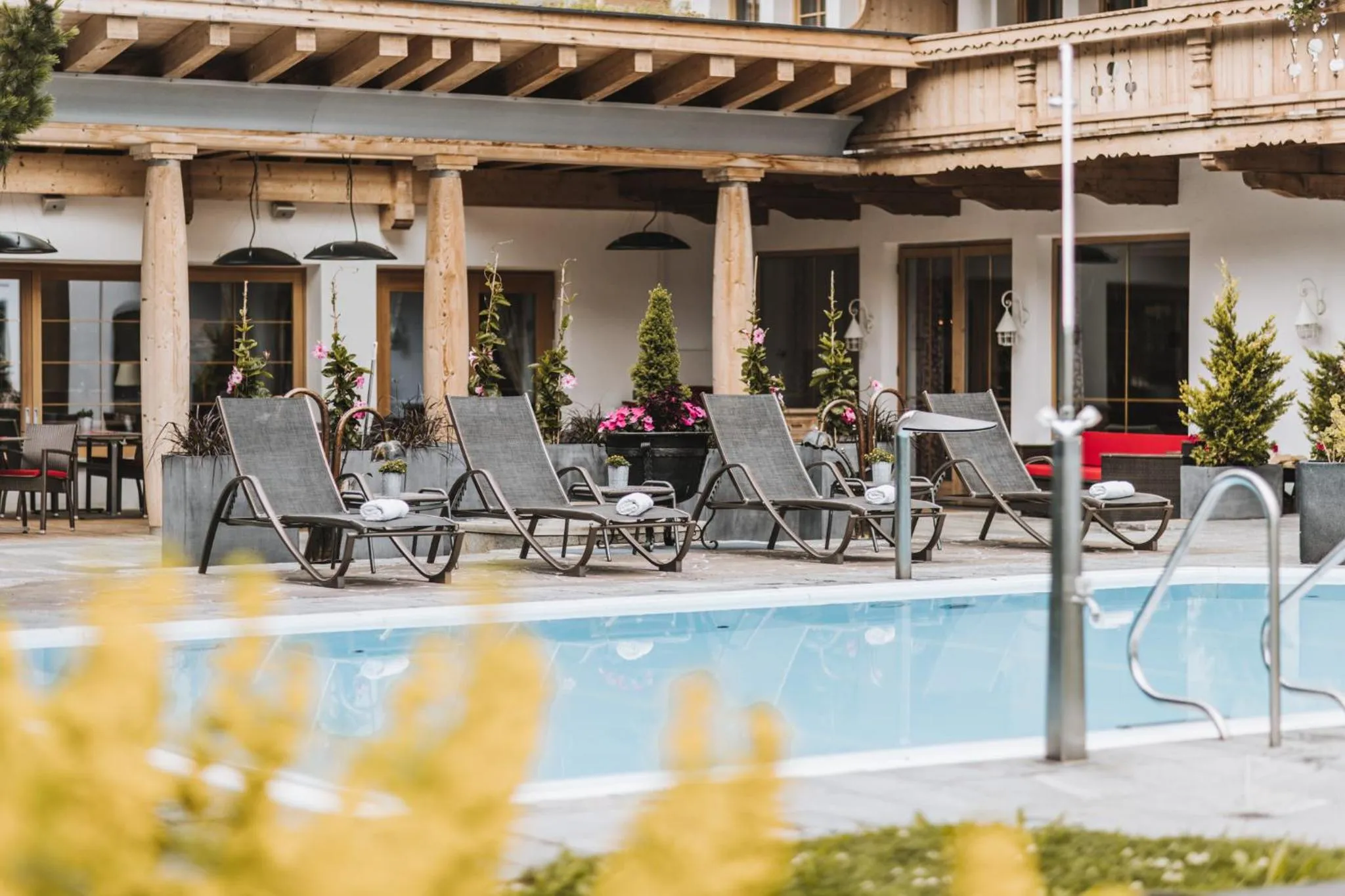 Swimming pool in Hotel Gaspingerhof