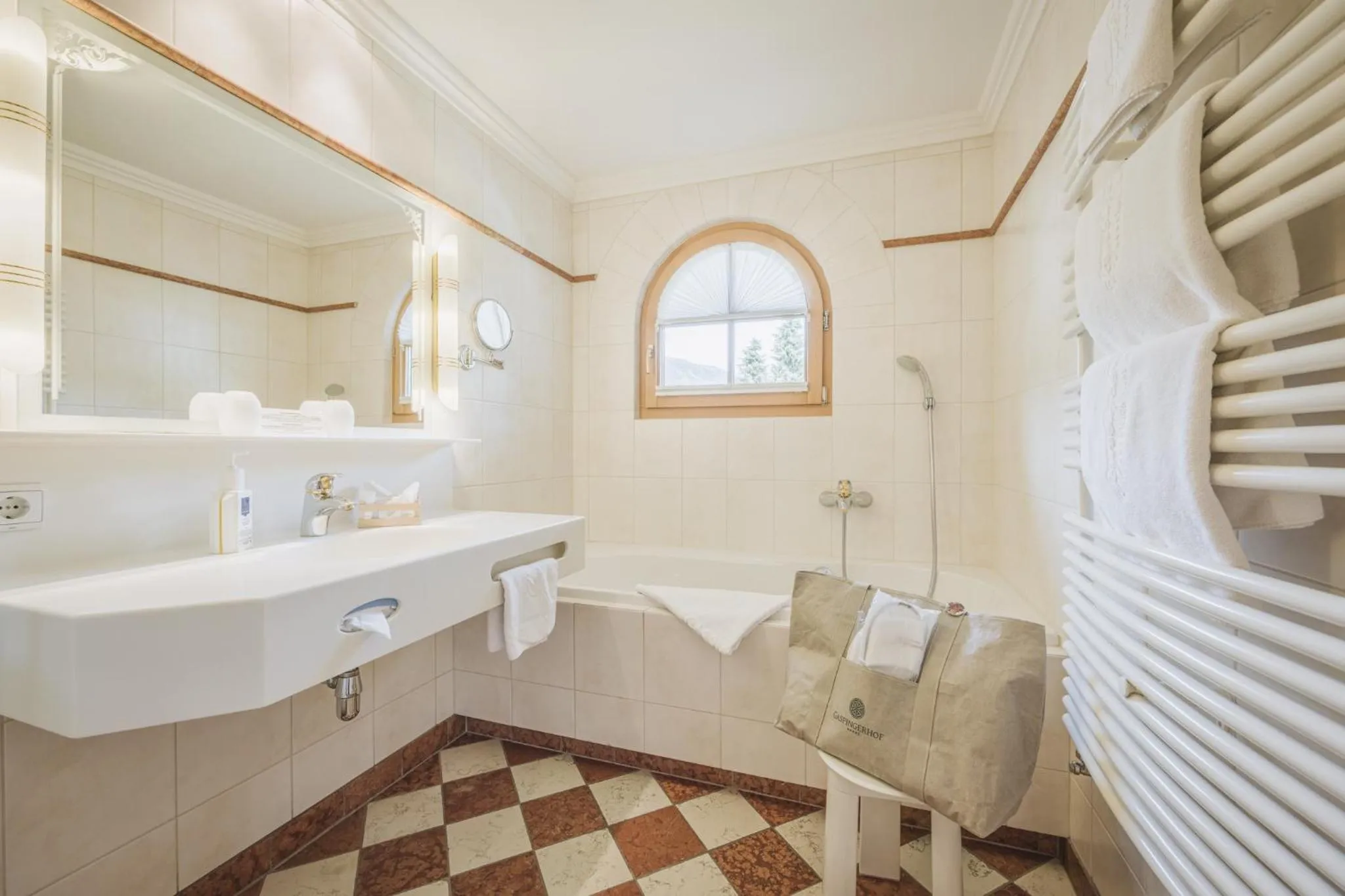 Bathroom in Hotel Gaspingerhof