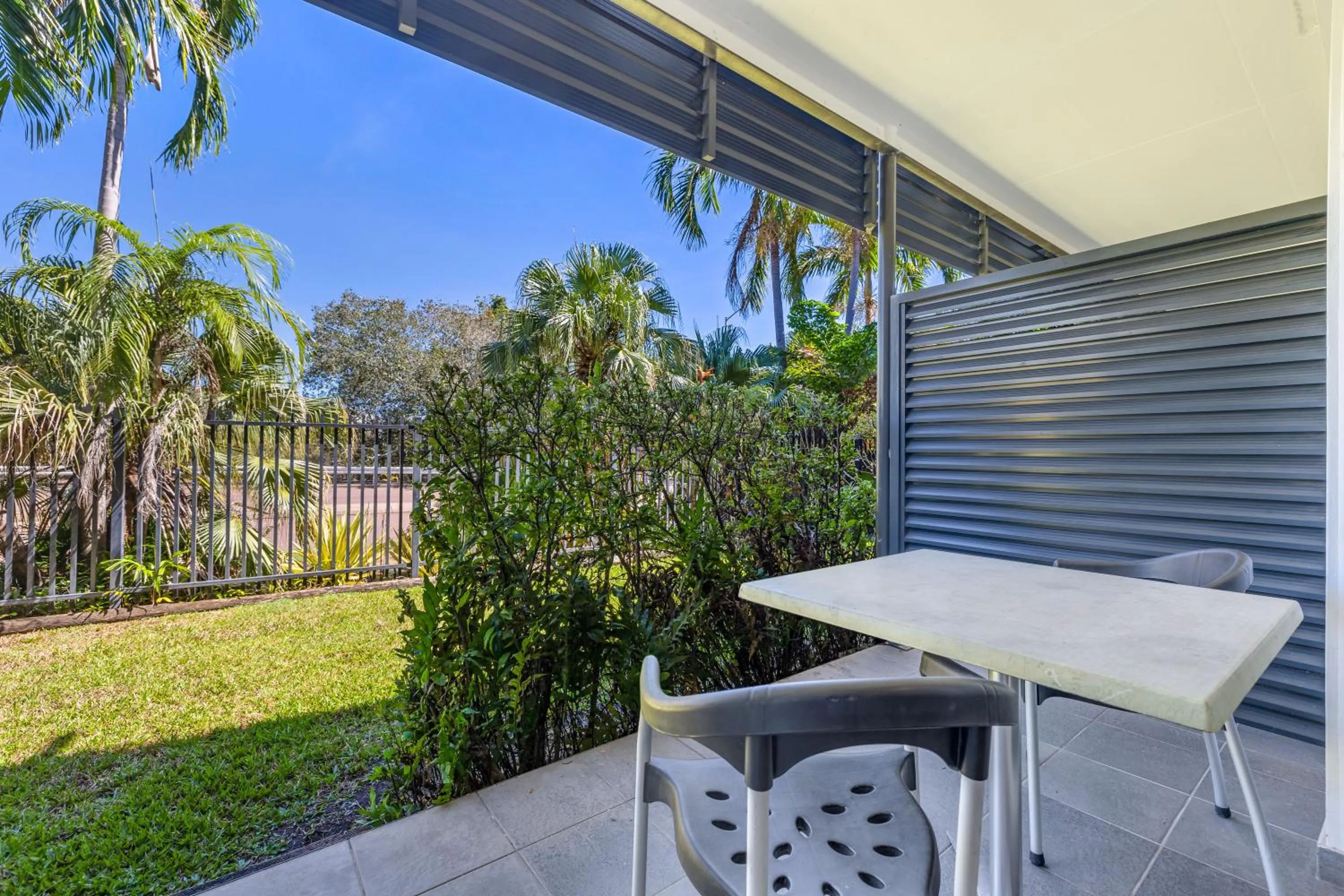 Patio in Vitina Studios by Argus