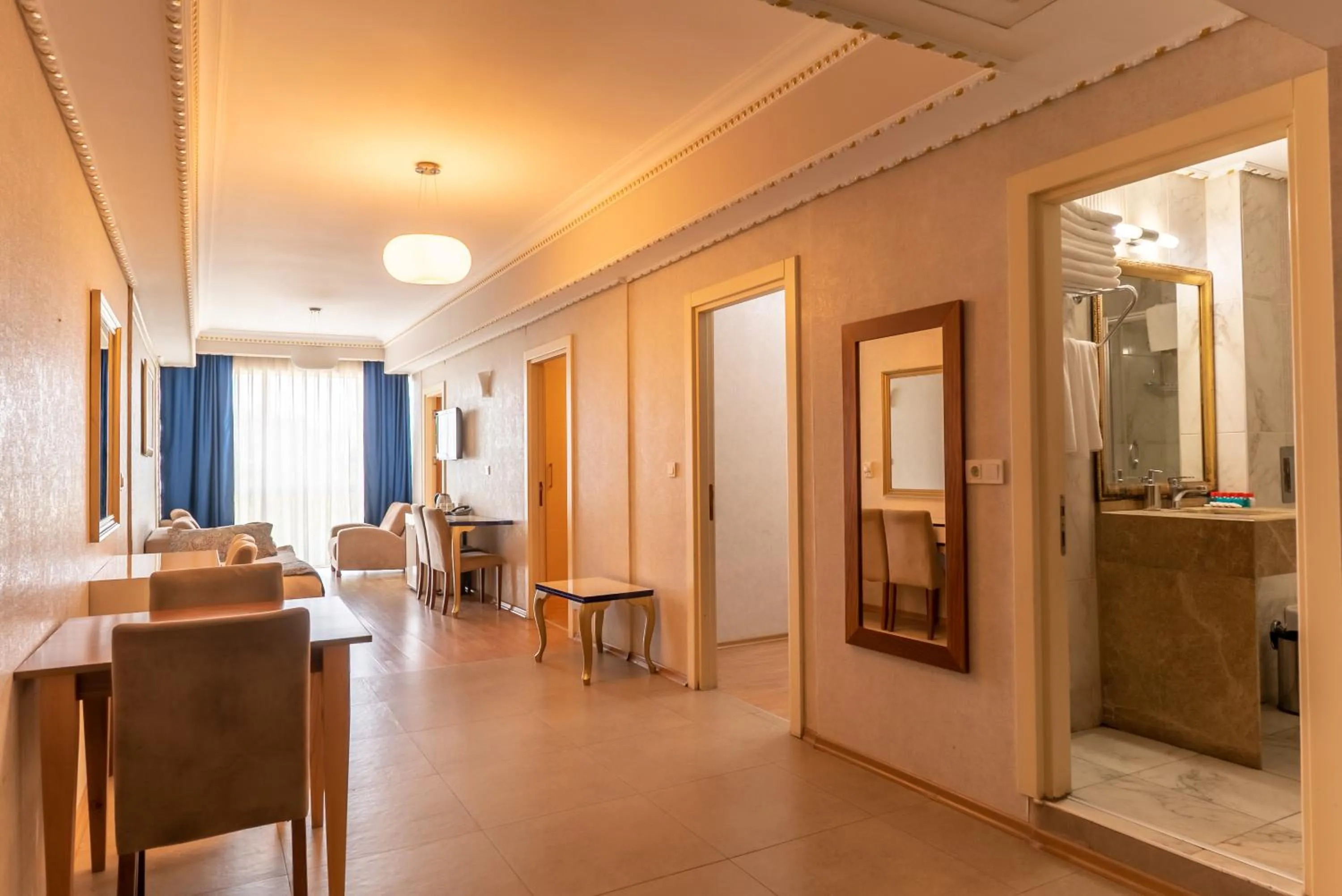 Bed in Grand Karot Hotel