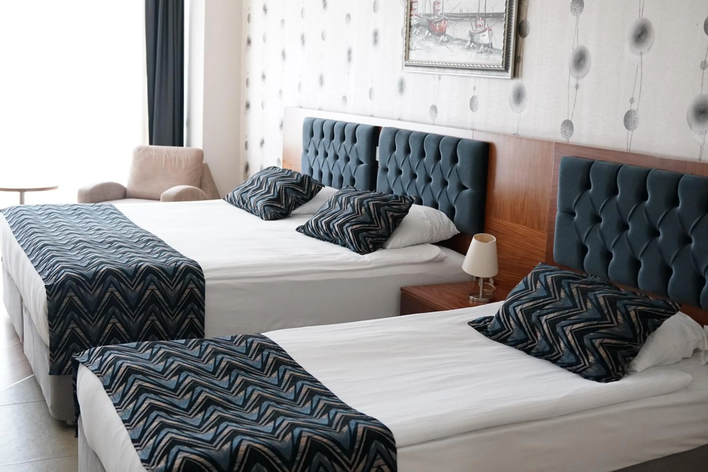 Communal lounge/ TV room in Grand Karot Hotel