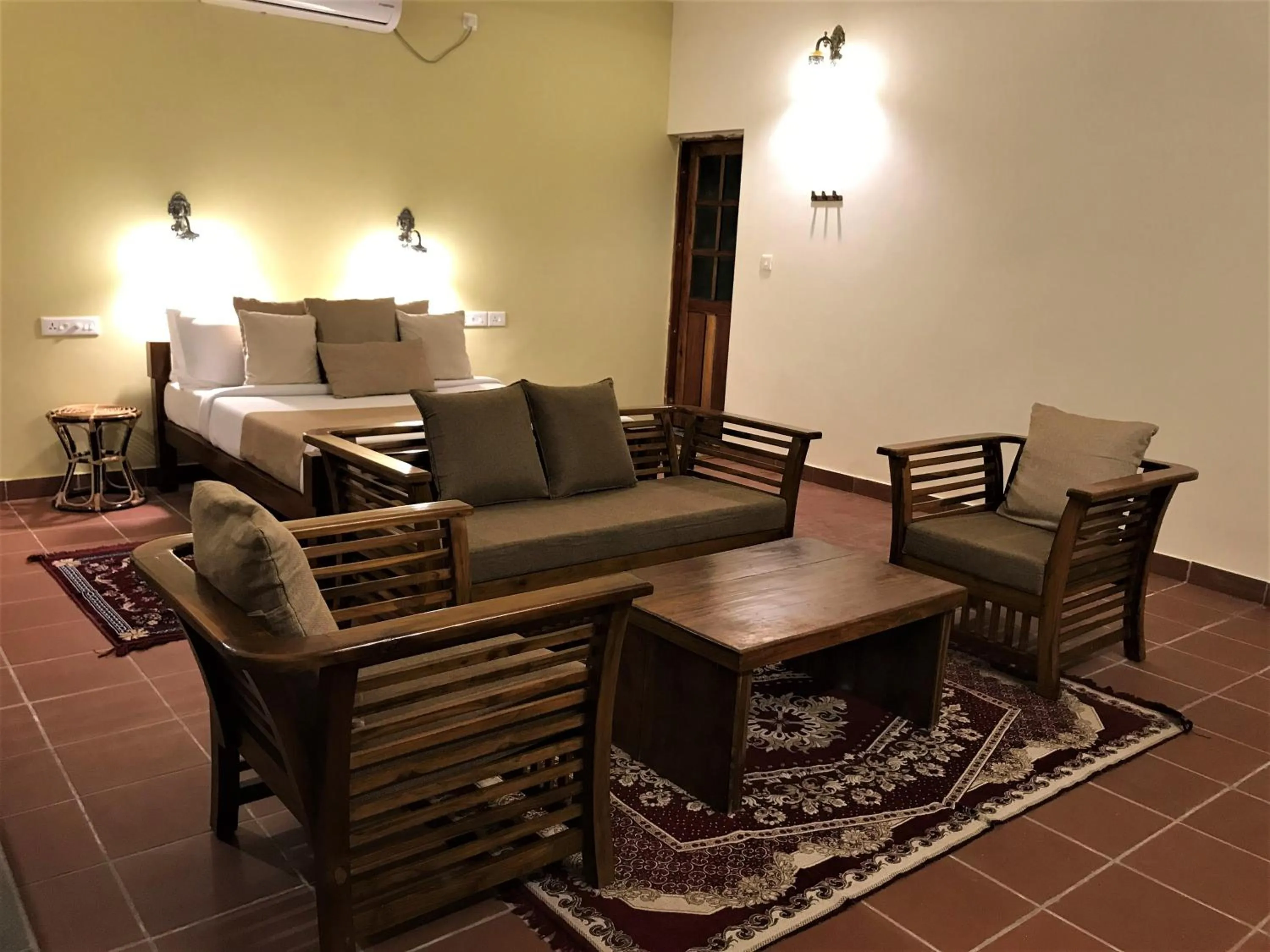 Bedroom in Mandaram villas