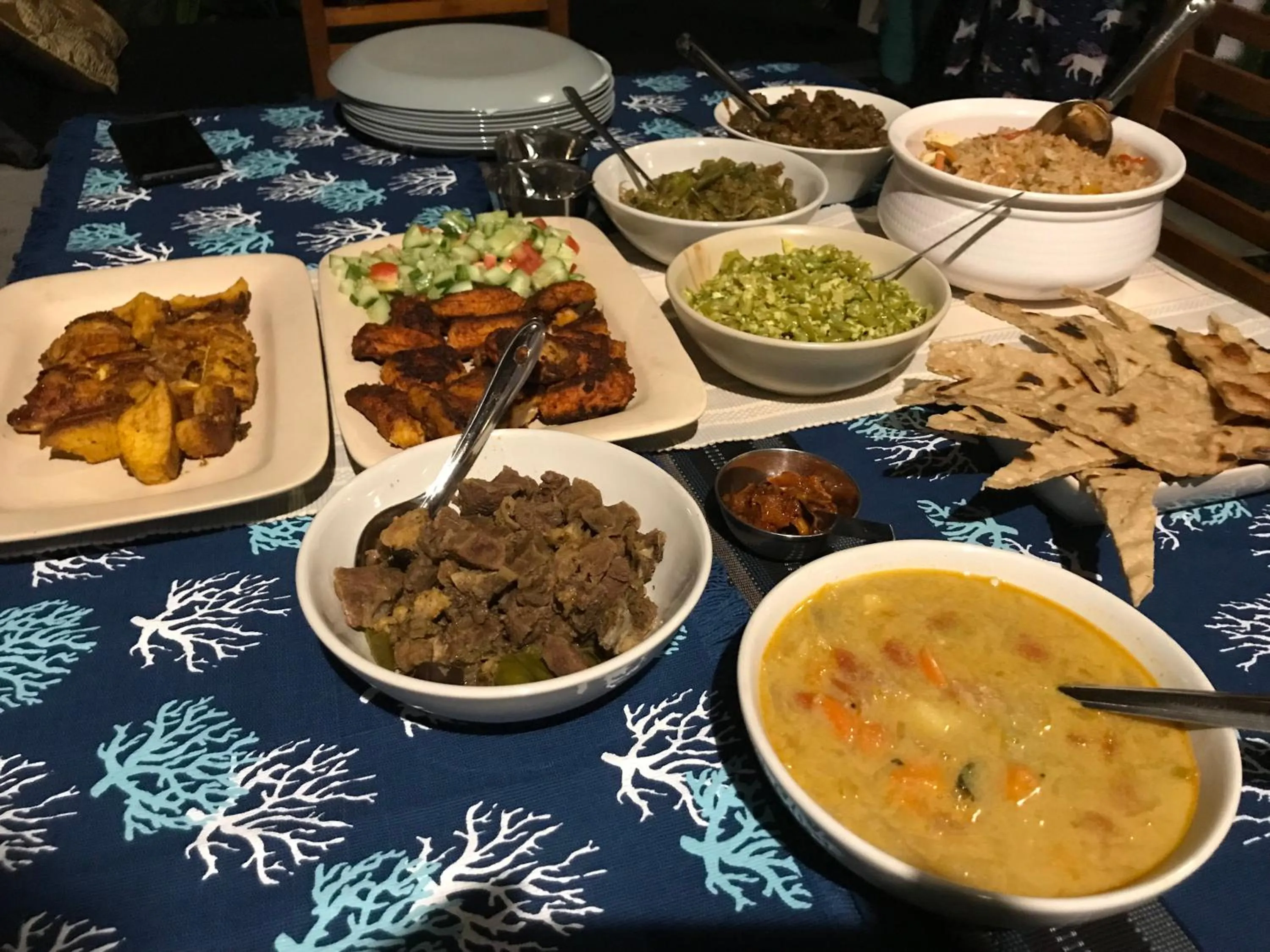 Dinner in Mandaram villas