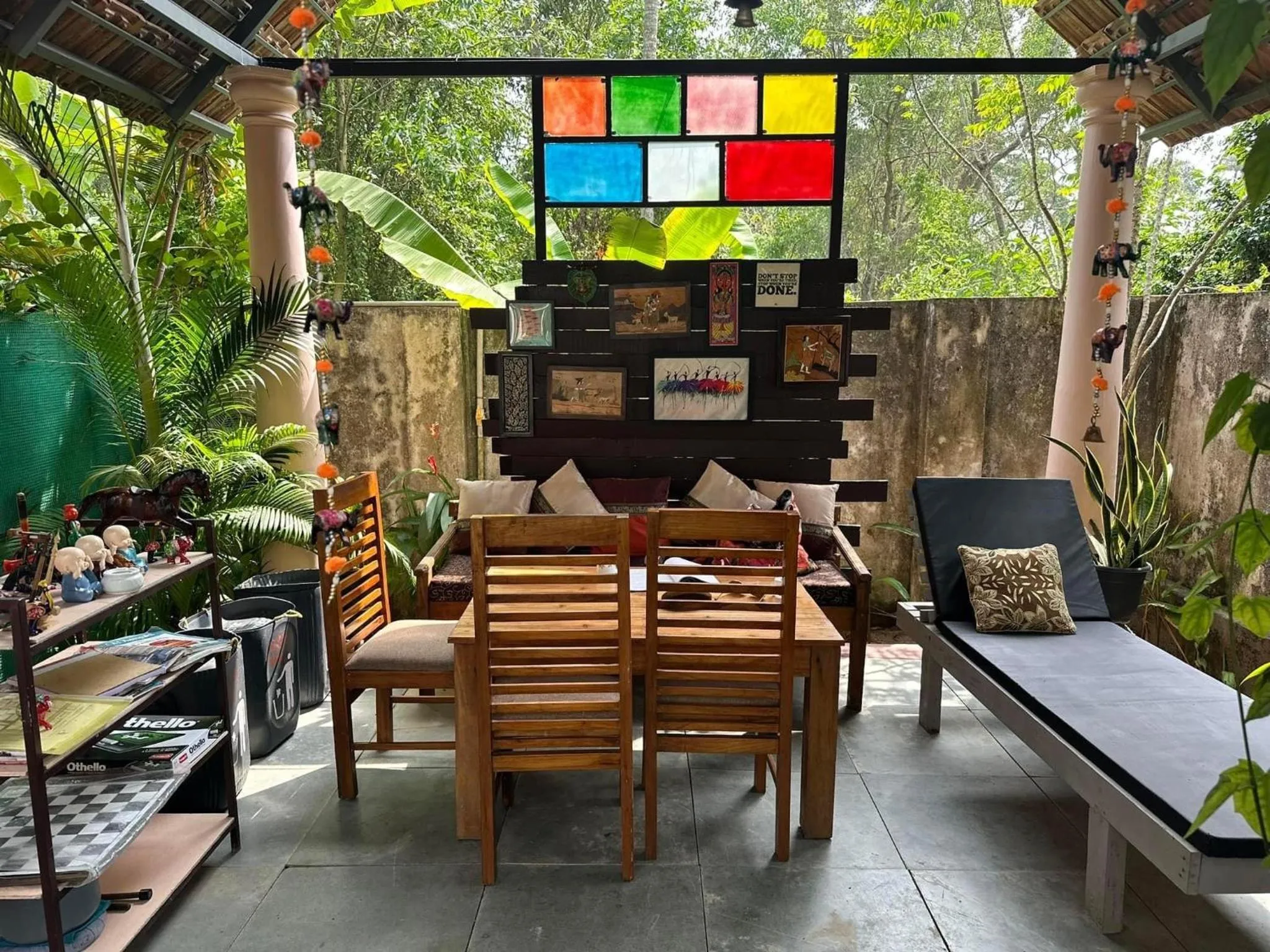 Dining area in Mandaram villas