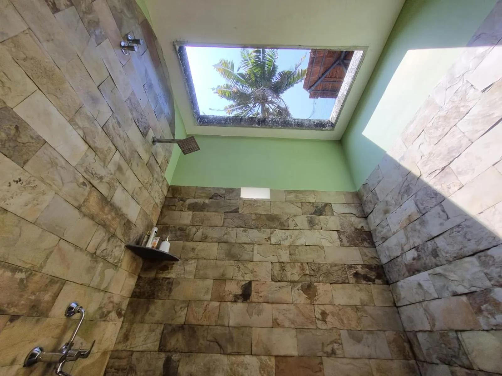 Open Air Bath in Mandaram villas